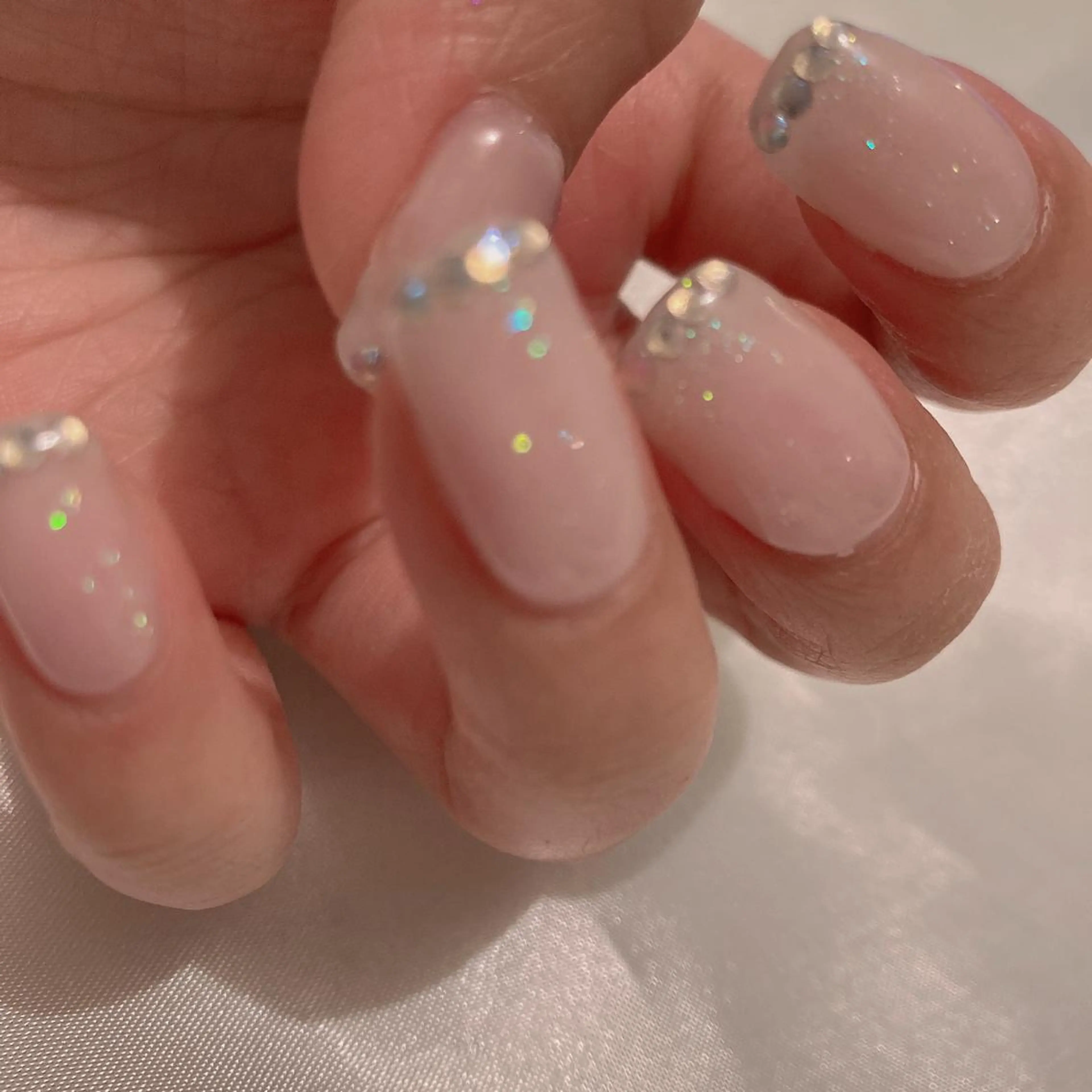 ネイル ハンドネイル 韓国ネイル/ワンホン ネイル🎀表参道3分のネイルデザイン