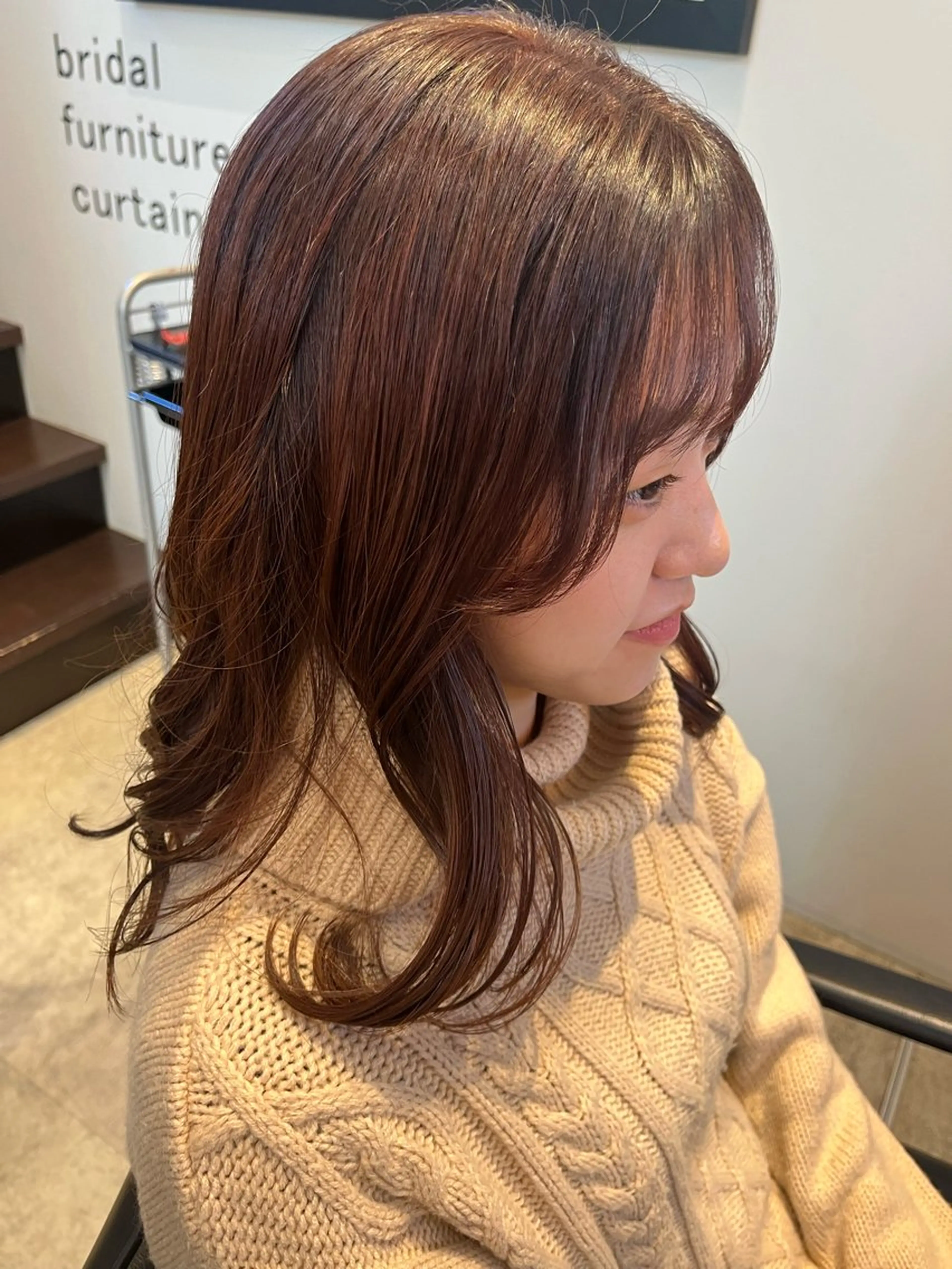 ミディアム 垢抜け/イメチェン color🦩ちあきのヘアスタイル