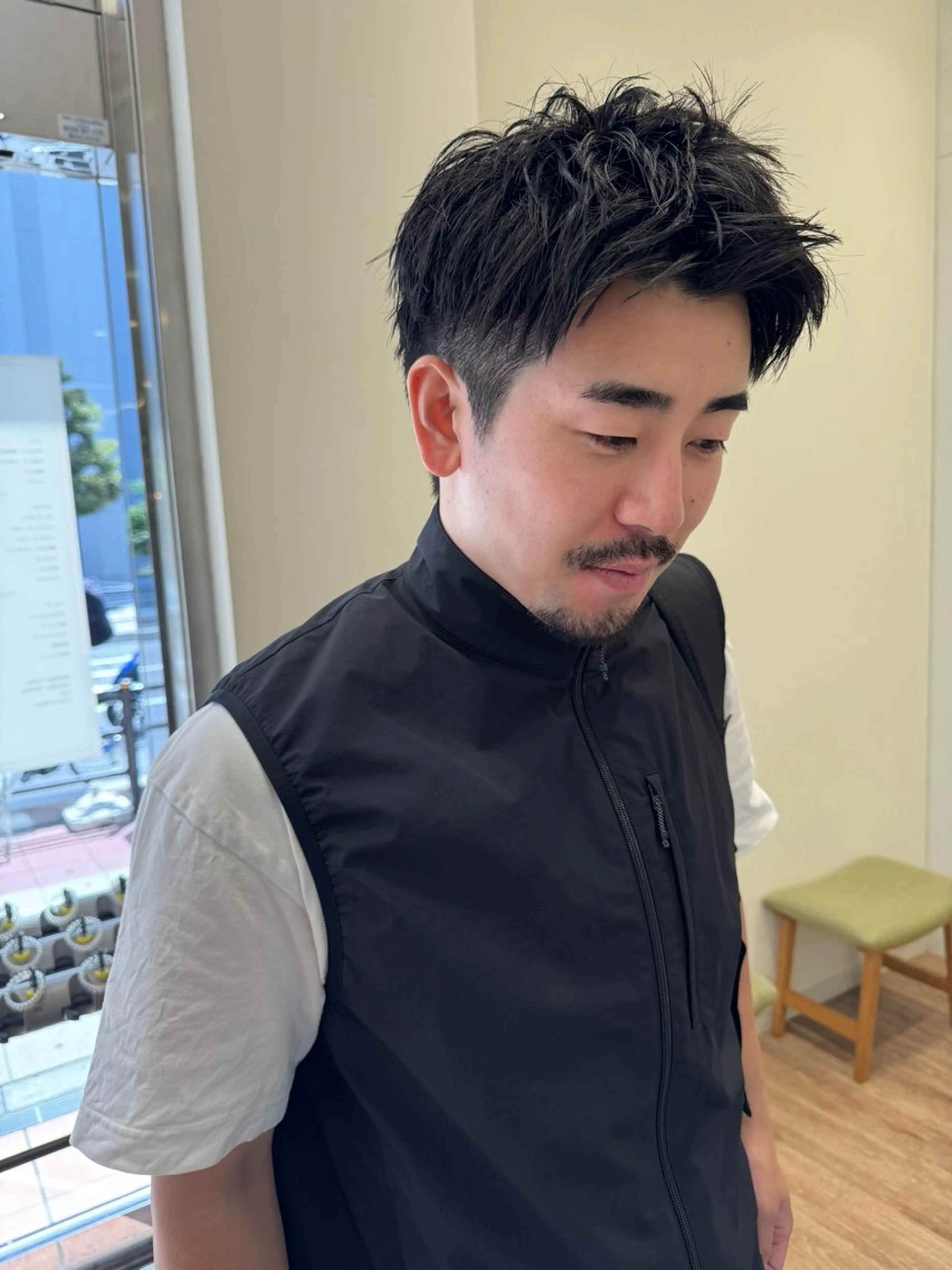 メンズ カット メンズカット/ ブリーチ/かほのヘアスタイル