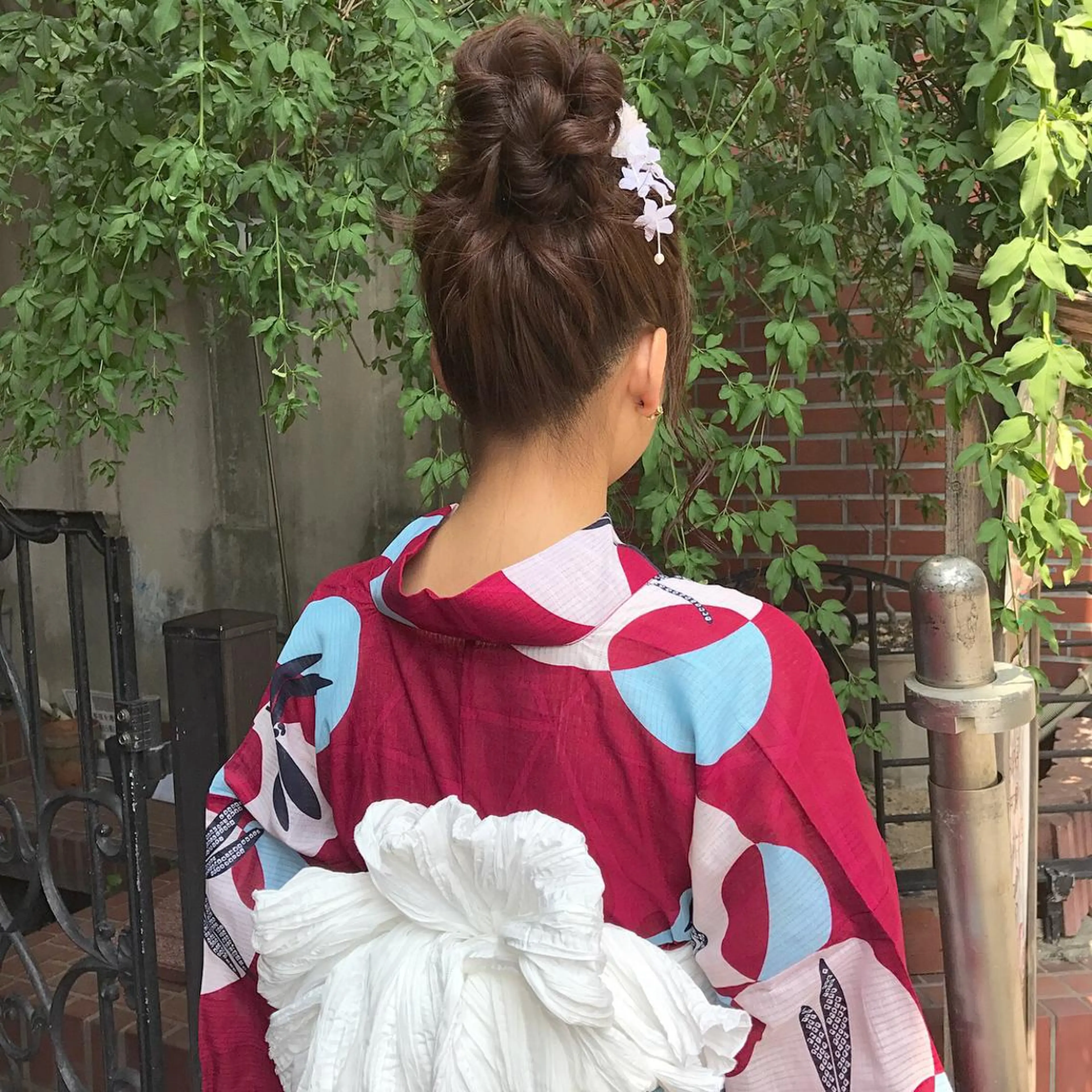 ヘアアレンジ Click所属・クニモトハルナ ボブ/柔らかカラーのヘアスタイル