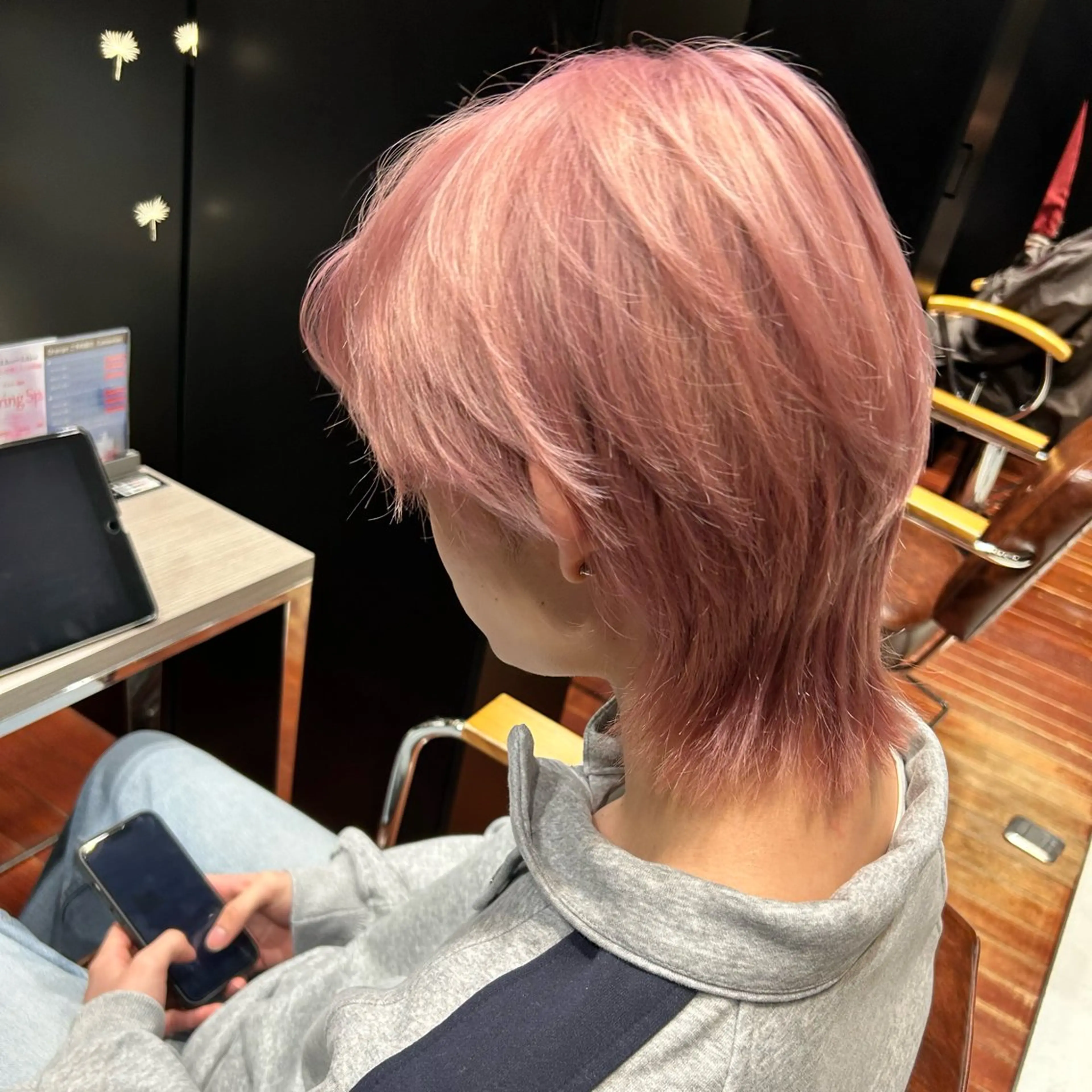 メンズカット+ダブルカラーの写真