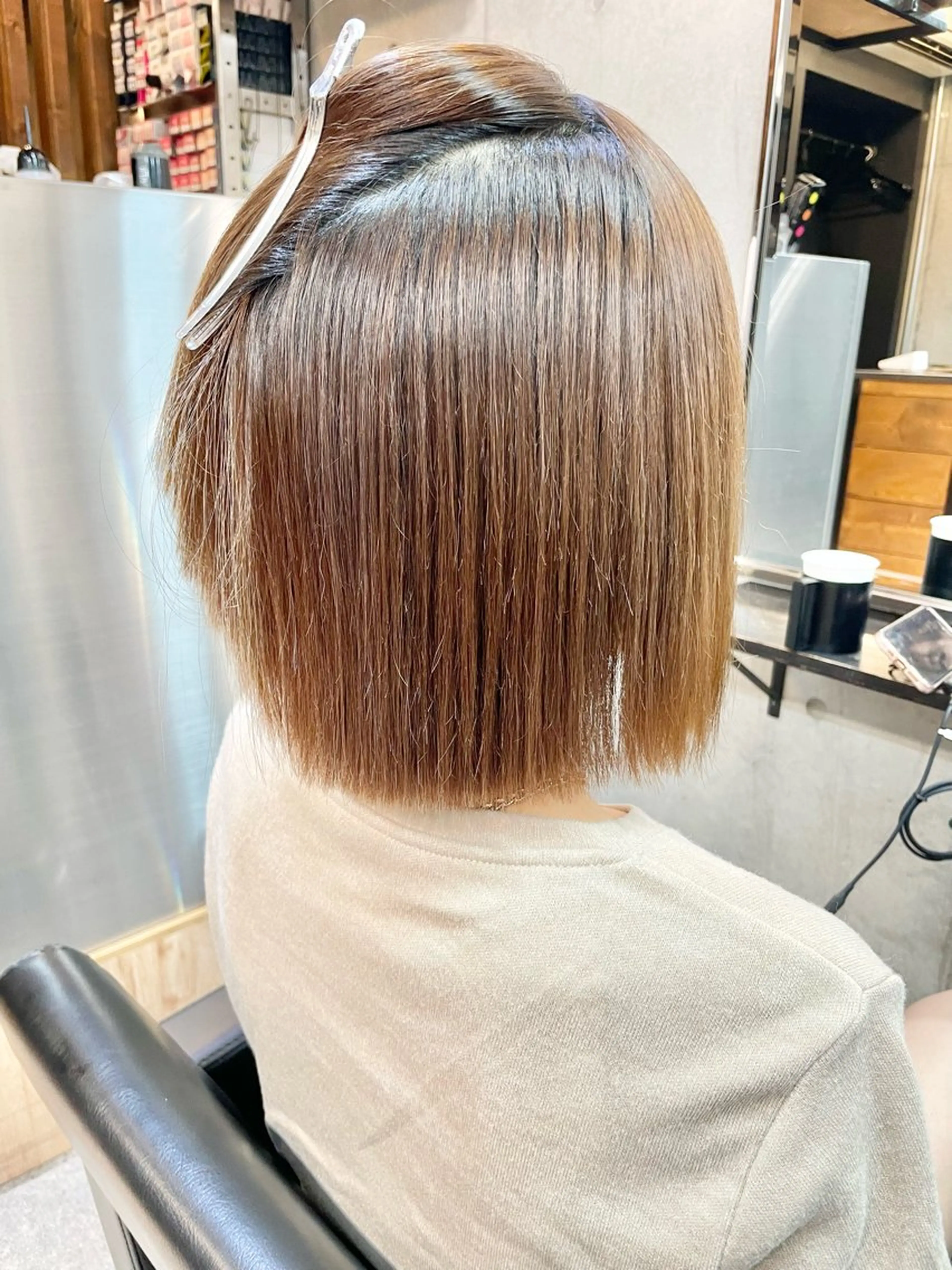 ショート パーマ ショートボブ 丸みショート ボブ ショートヘア 縮毛矯正 カット 縮毛矯正 トリートメント ショートボブ縮毛矯正 髪質改善のプロ山道潤のヘアスタイル