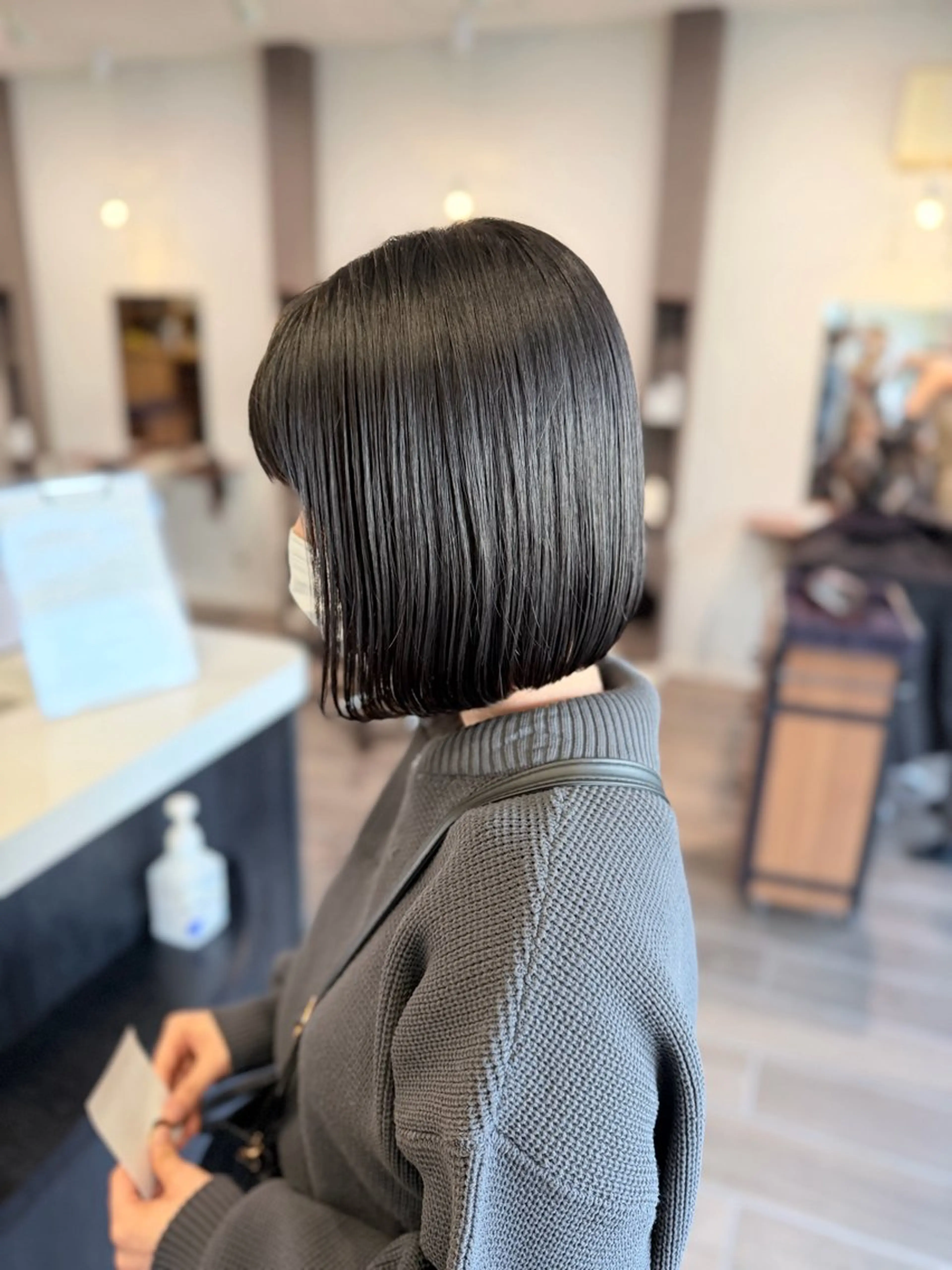 ショート 前下がりボブ ボブ カット shampoo hair salon所属・🫧レイヤー/透明感 カラー/Ryukaのヘアスタイル