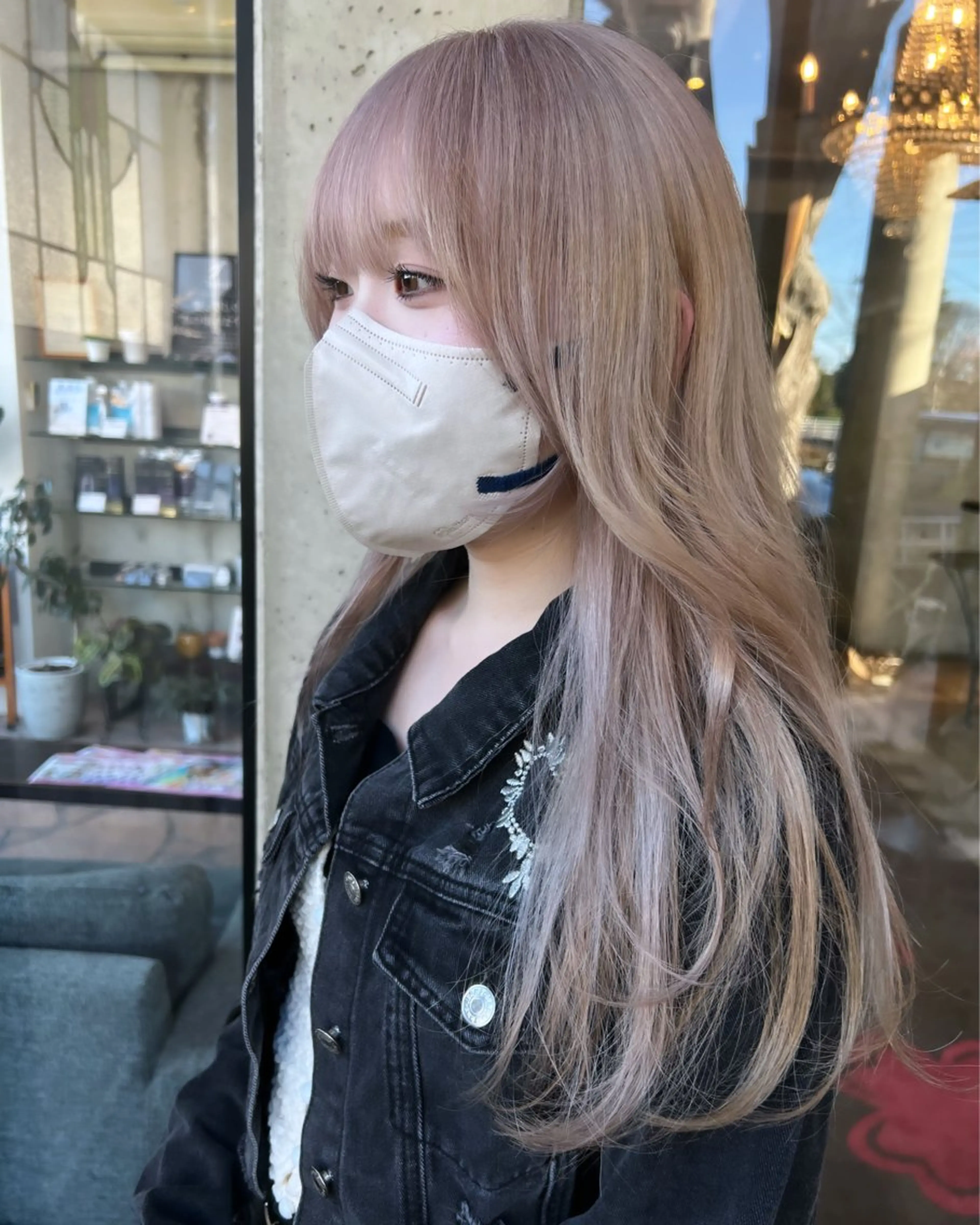 ロング カラー 只野 真衣のヘアスタイル