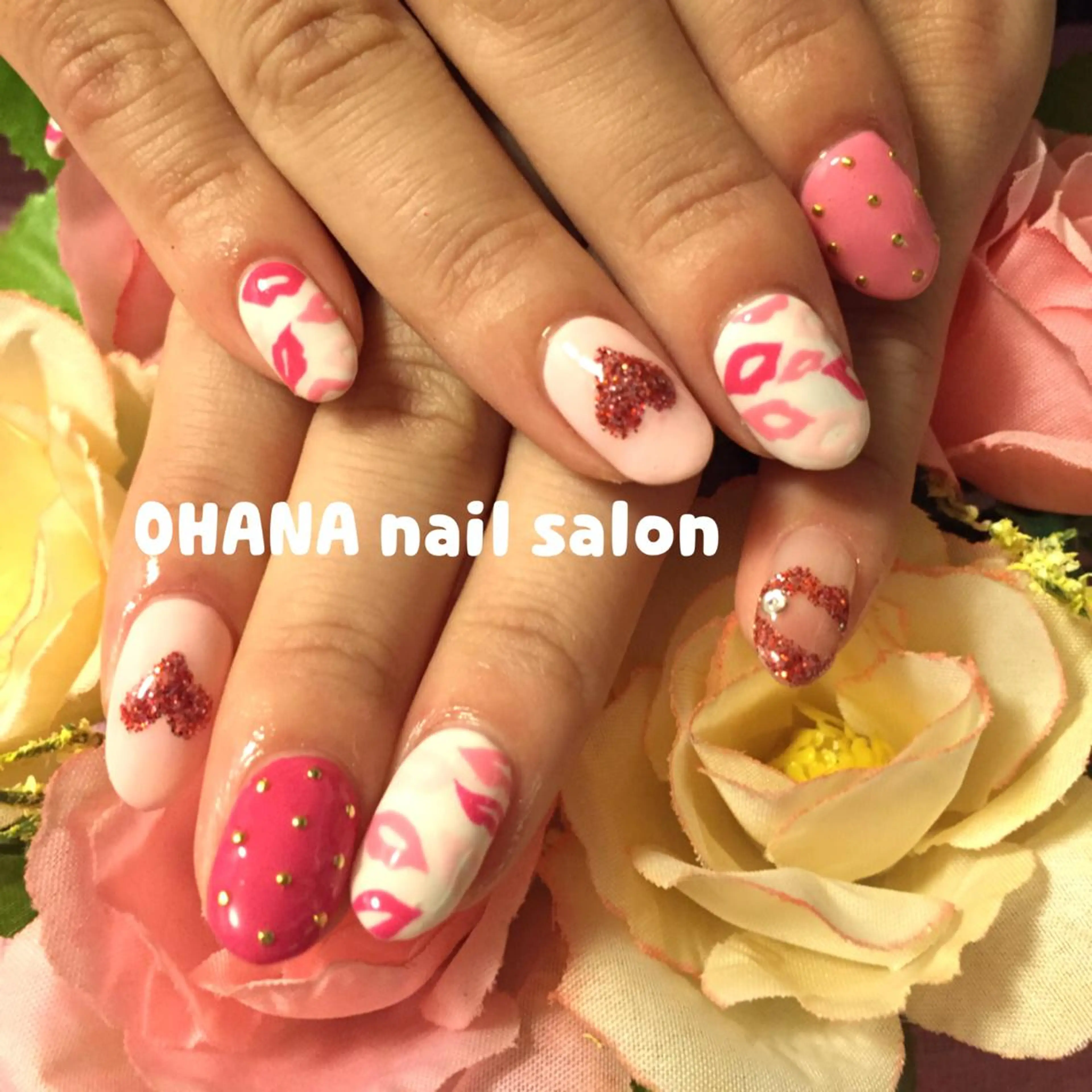 ネイル ピンク 那覇🏝️台湾人 ネイリストSHIUのネイルデザイン