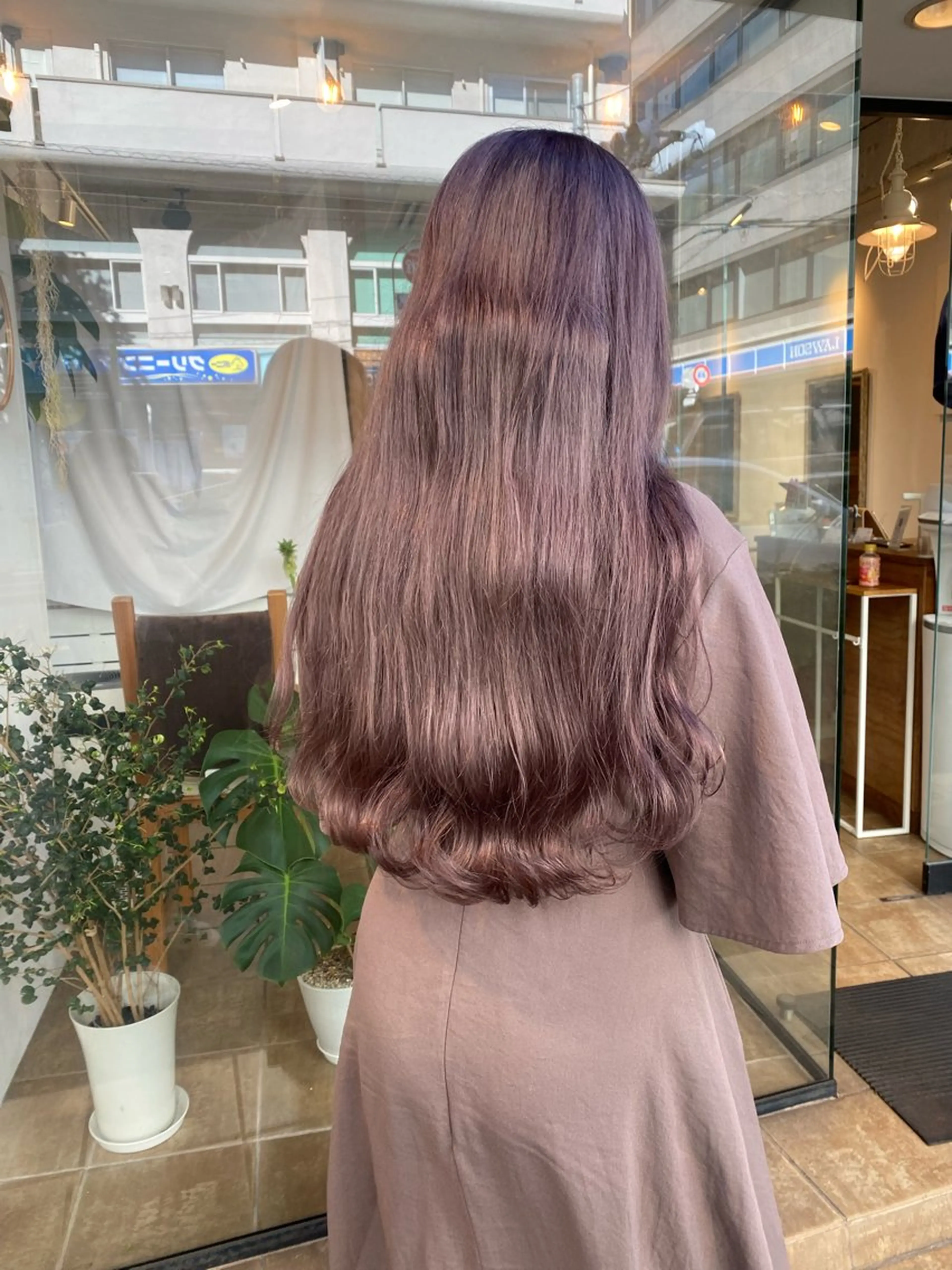ロング カラー Joule銀座 石山あやのヘアスタイル