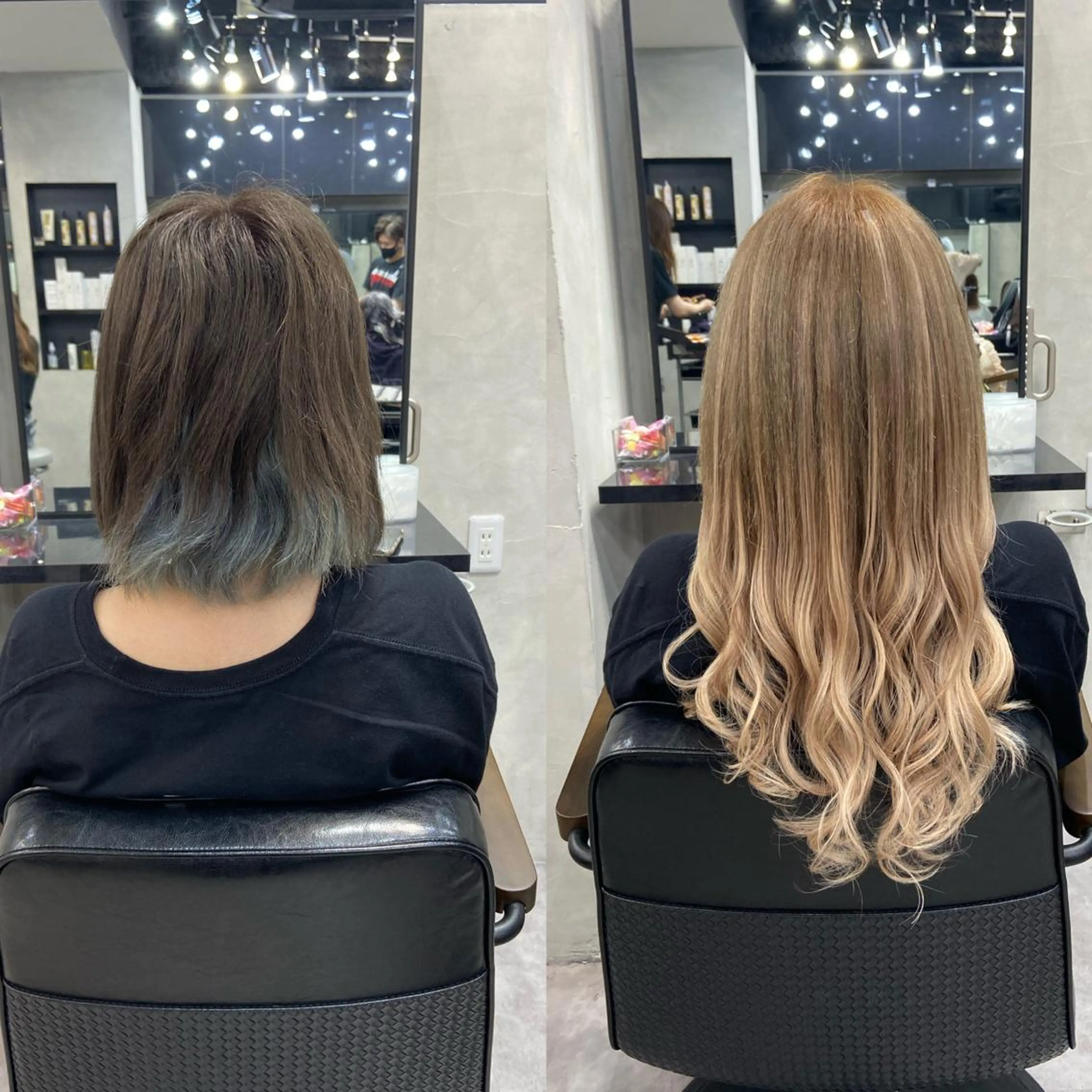 セミロング カラー ヘアアレンジ ar+ ❤︎ maiのヘアスタイル