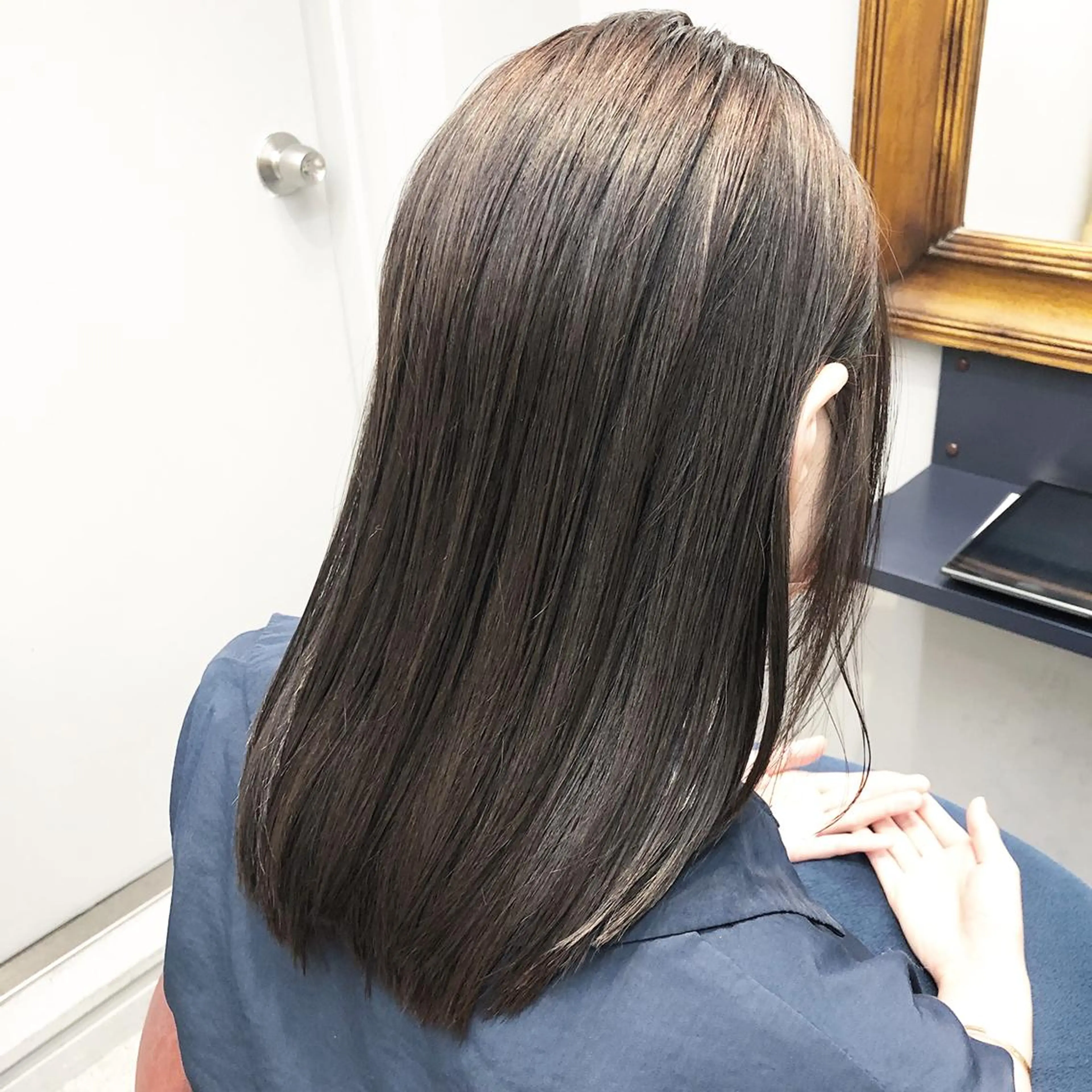 セミロング 髪質改善 トリートメント カット ヘアカラー [仙台髪質改善]小原 弘之のヘアスタイル
