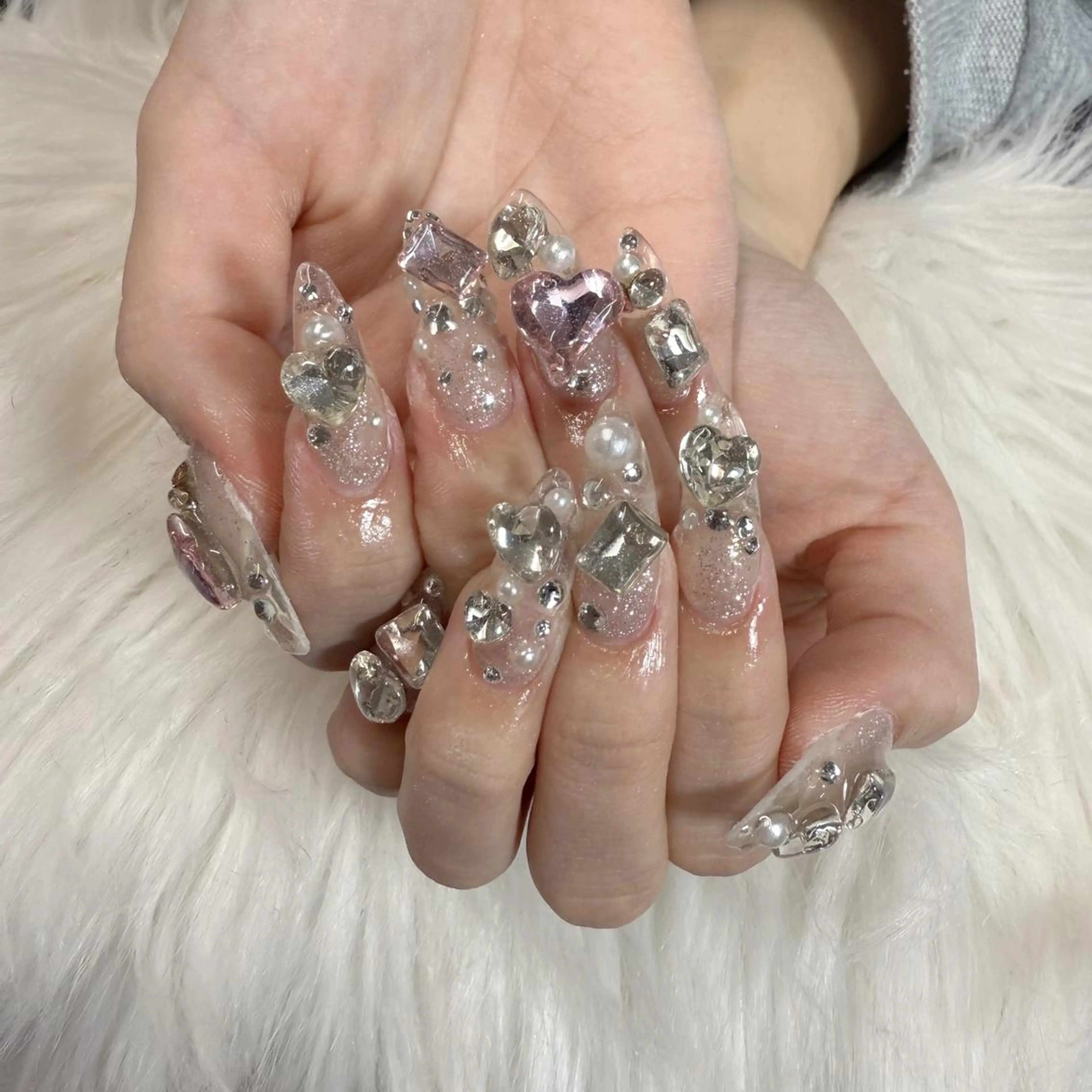 ネイル ハンドネイル 🎀 Lemode ワンホンネイル🎀のネイルデザイン