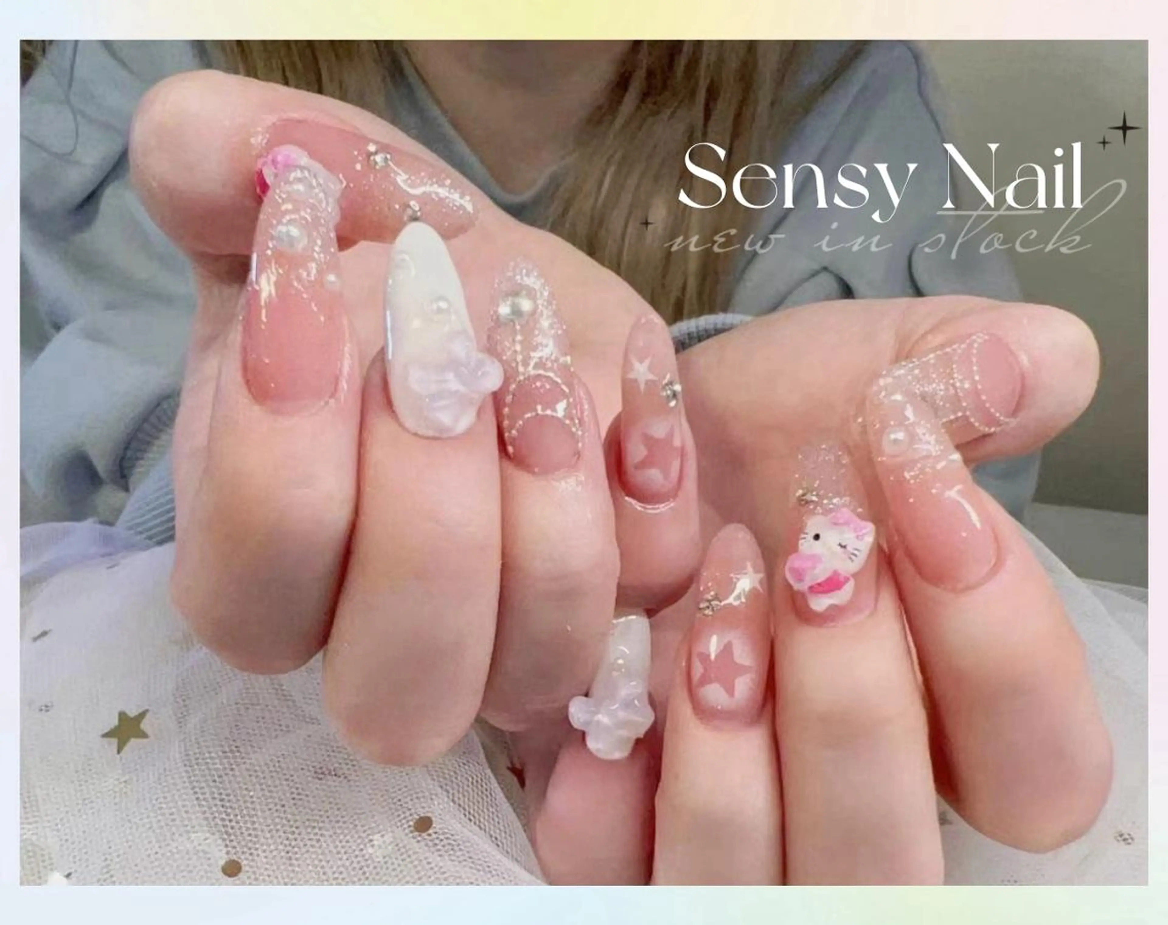 ネイル アートネイル チークネイル ジェルネイル ソフトジェル ハンドネイル ハンドケア Sensy ネイル専門店のネイルデザイン