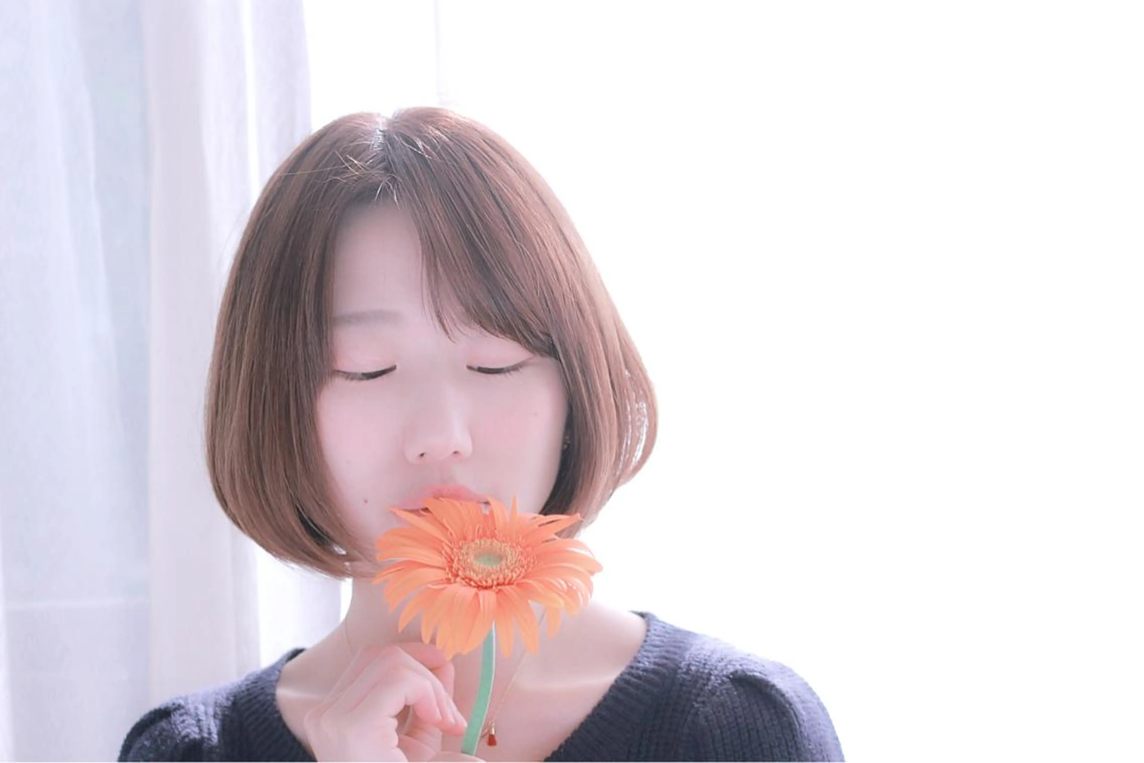 ショート ミディアム カラー パーマ 川間 将彦のヘアスタイル