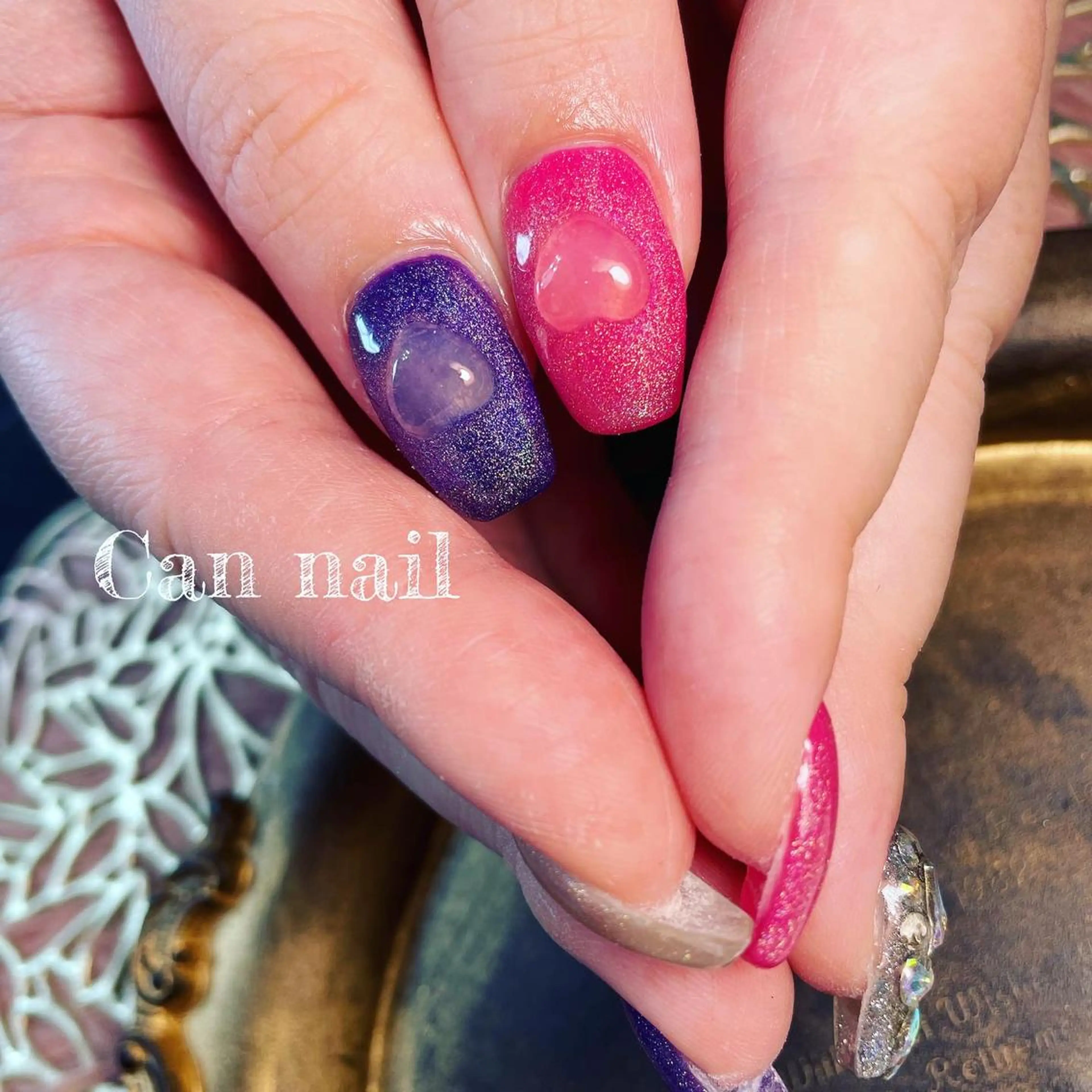 ミディアム ネイル Parfum パルファンのネイルデザイン