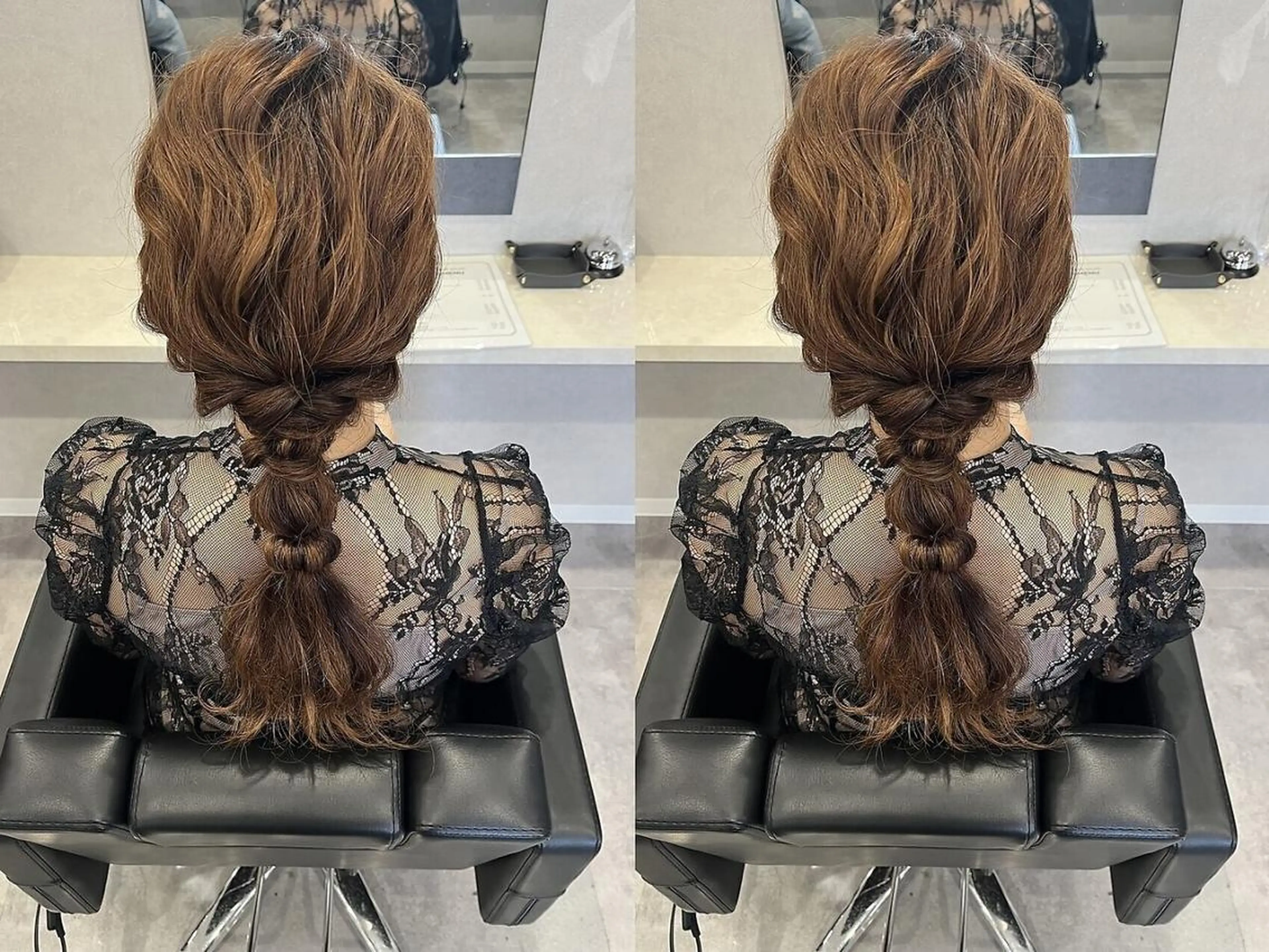 編み下ろしスタイルセットの写真