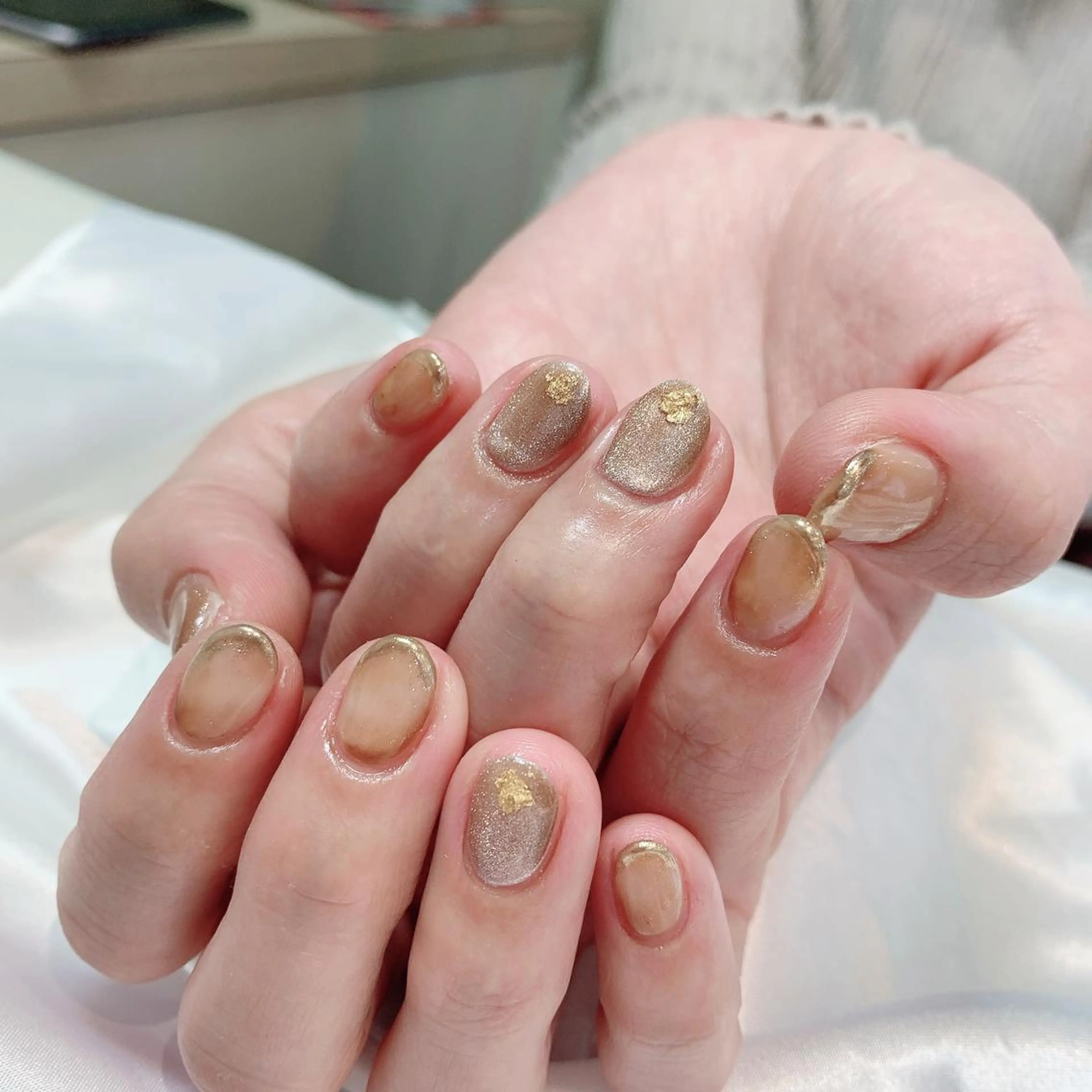 ネイル 極艶透明感カラー🐰 髪質改善/出雲つぐみのヘアスタイル