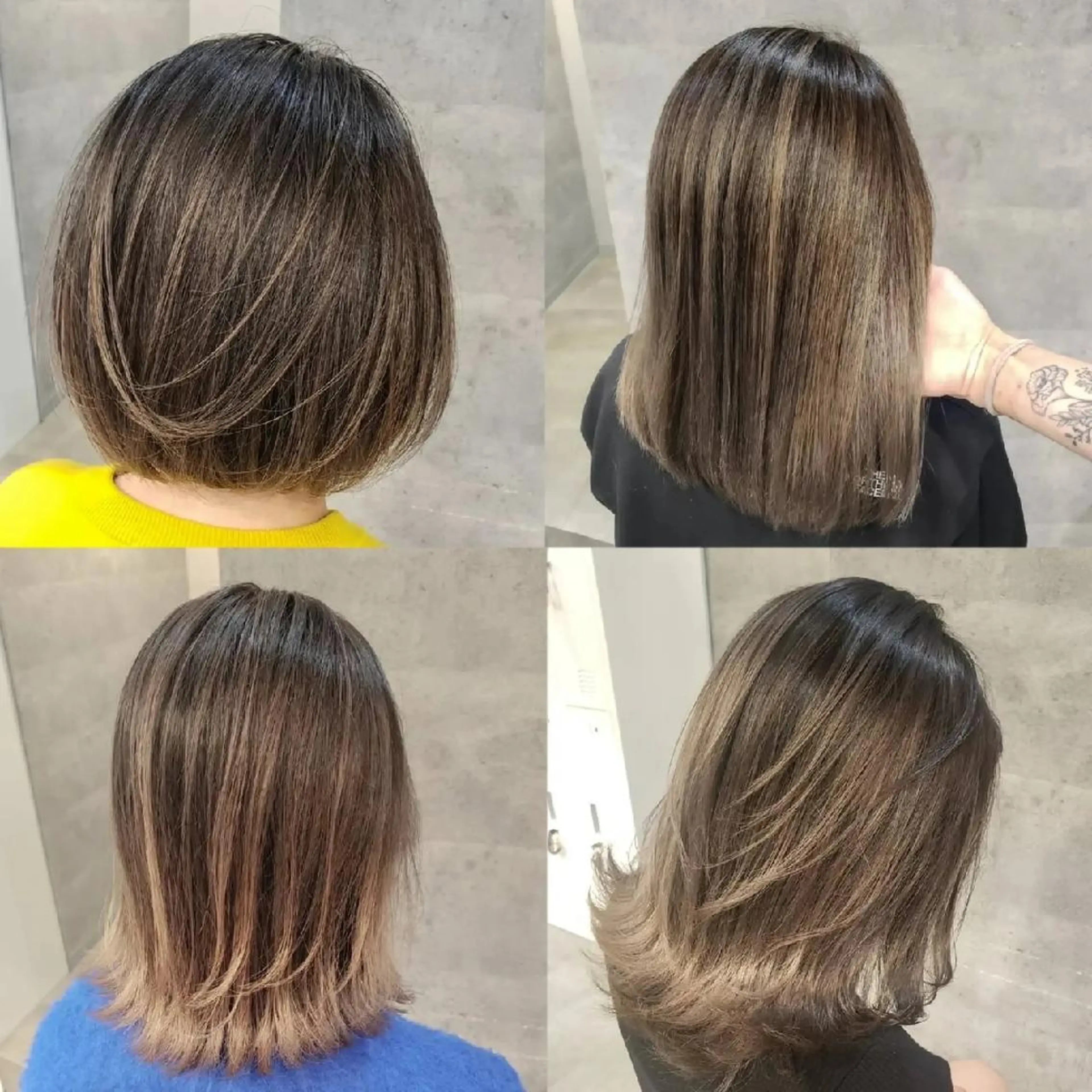 ミディアム レイヤーカット ヘアカラー トリートメント Oli所属・ミルクティー特化 🌈島内　琢真🌈のヘアスタイル