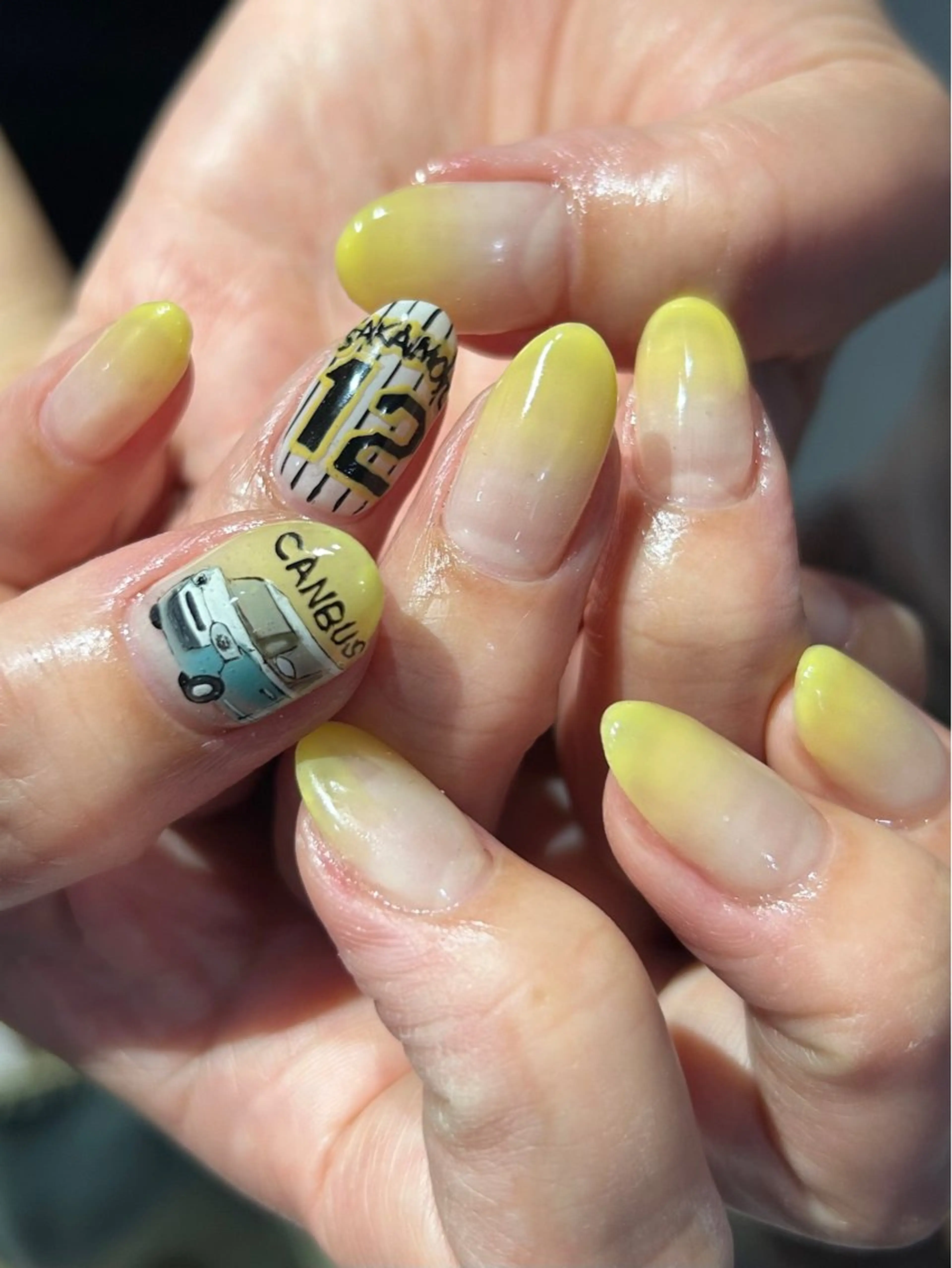 ネイル ハンドネイル フットネイル ASA nail / アート☀︎ニュアンスのネイルデザイン