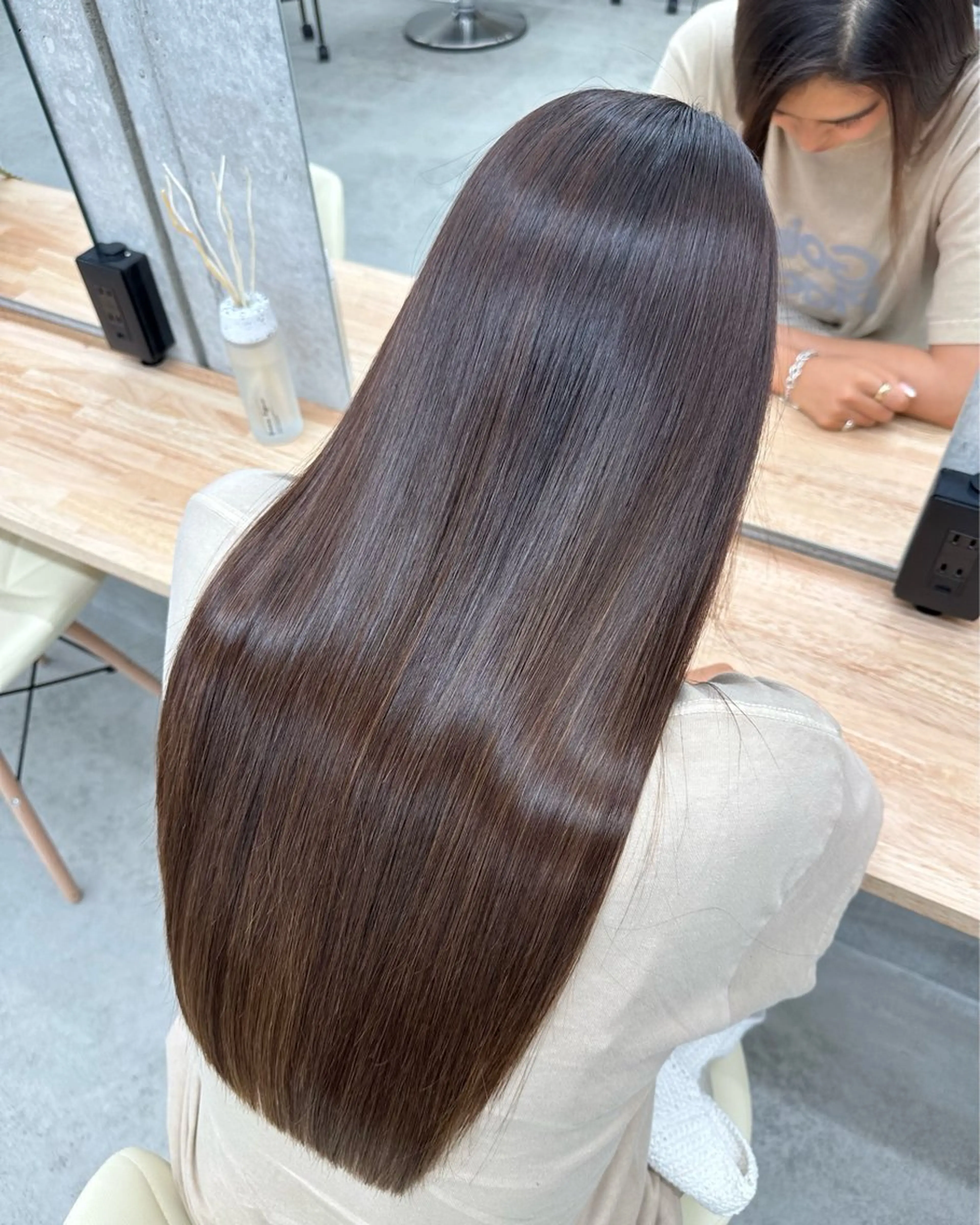 【乾燥、パサつきケア】酸熱トリートメントの写真