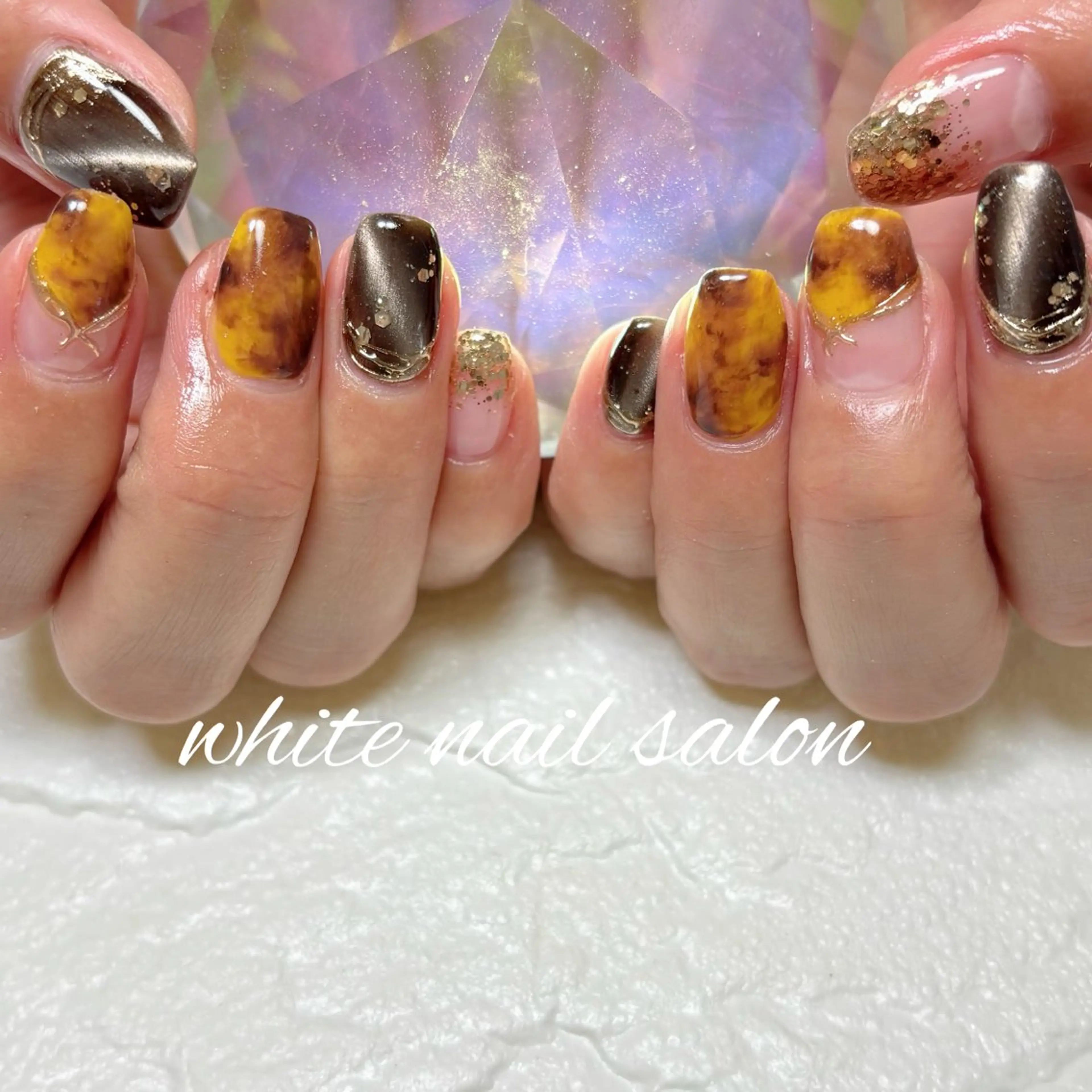 ネイル フットネイル ハンドネイル white nail salonのネイルデザイン