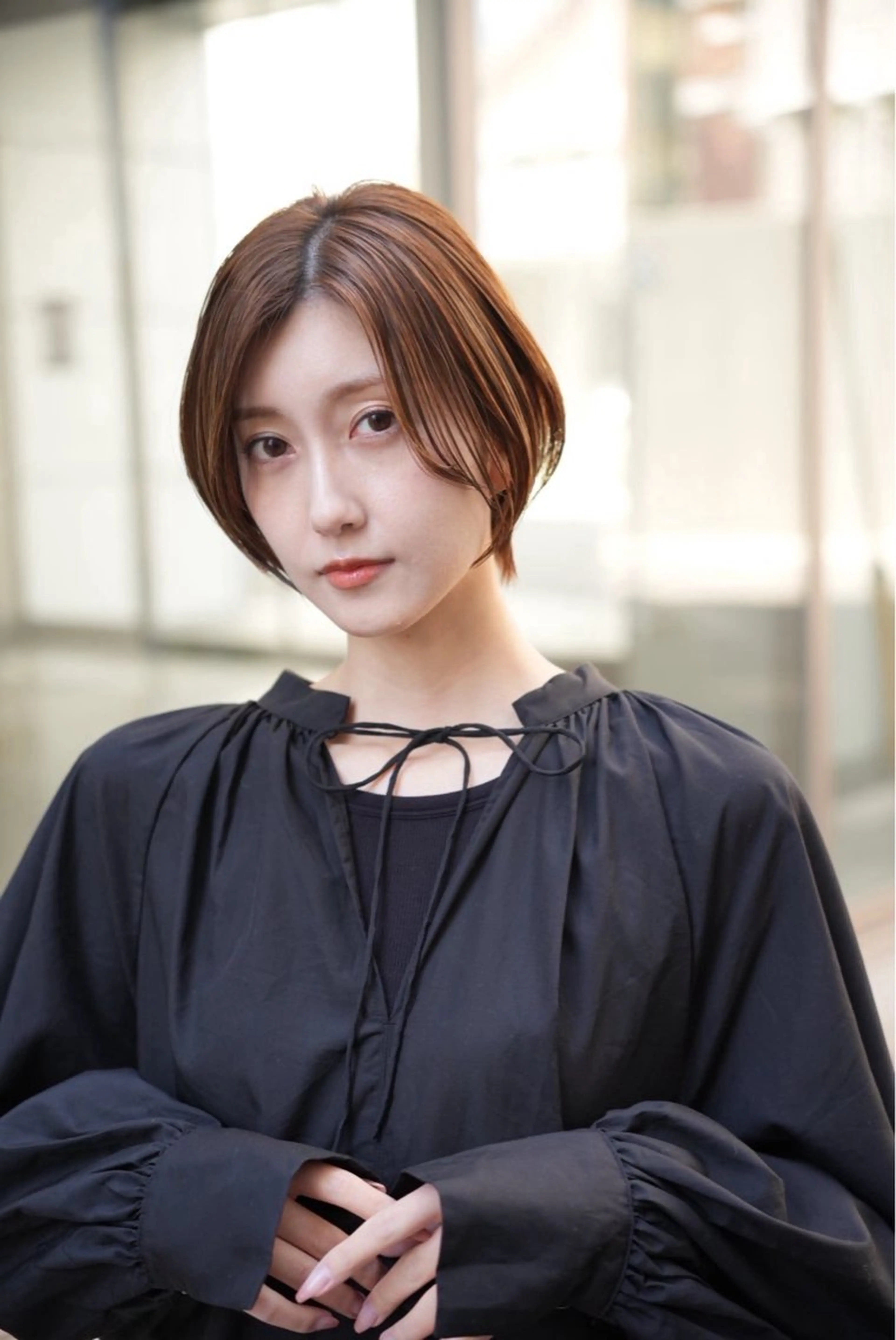 ショート ヘアカラー トリートメント 🖱️透明感カラー ×髪質改善Rikyuのヘアスタイル