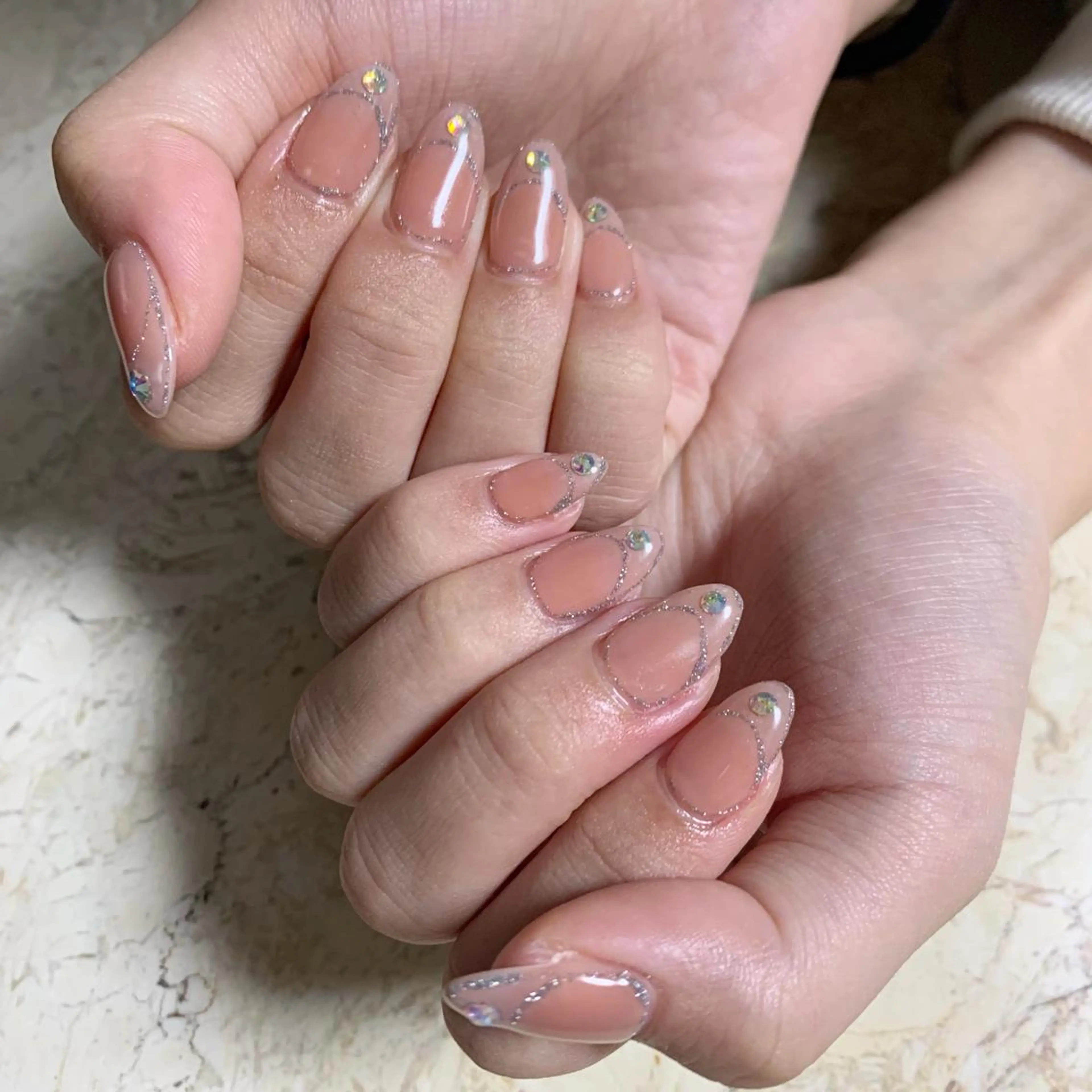 ネイル アートネイル フラッシュネイル フレンチネイル ジェルネイル 韓国ネイル ハンドネイル フットネイル nail salon mieux(ミュー)のネイルデザイン