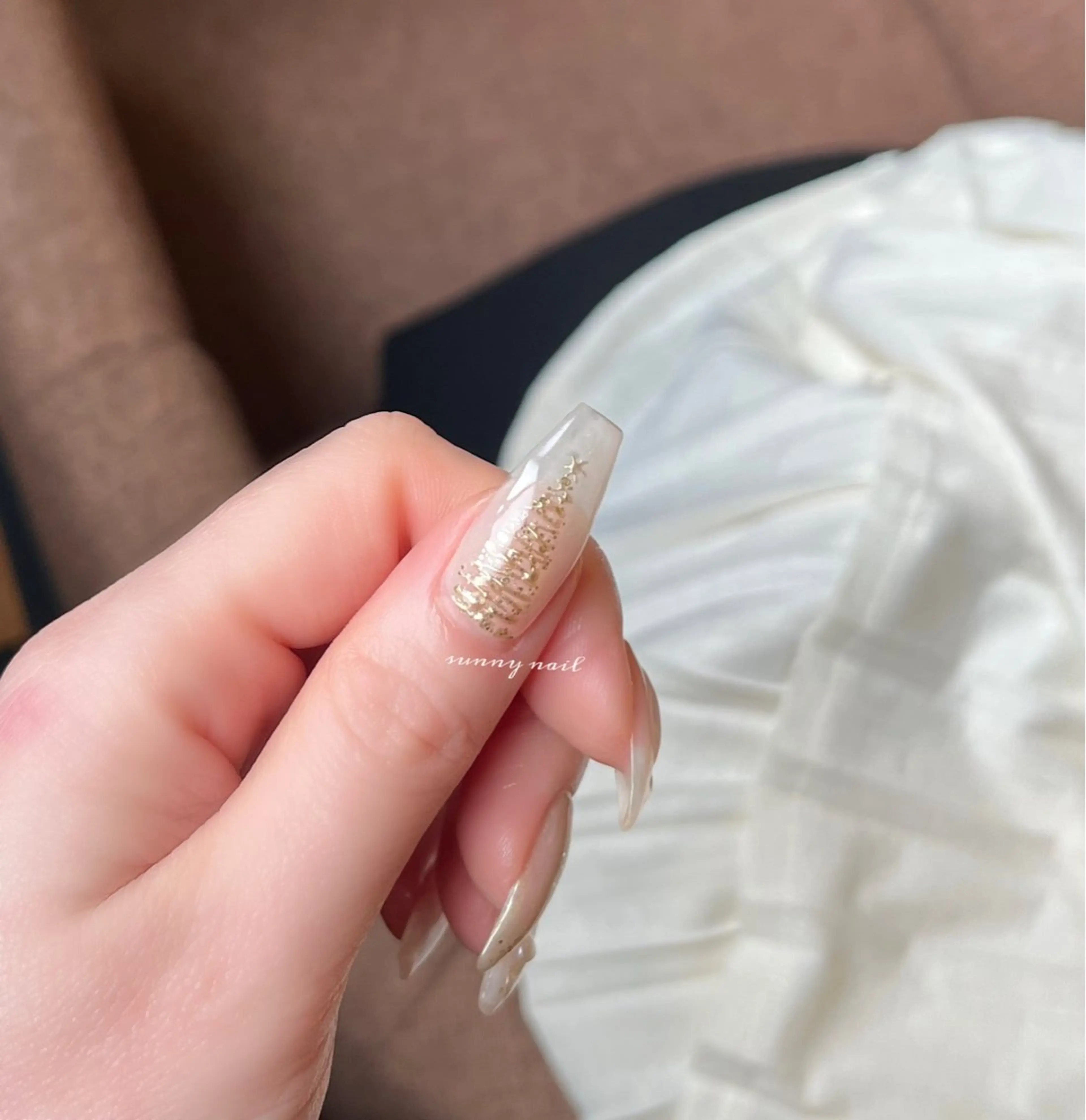 ネイル ジェルネイル ミラーネイル ニュアンスネイル パラジェル ぷっくりネイル sunny nailのネイルデザイン