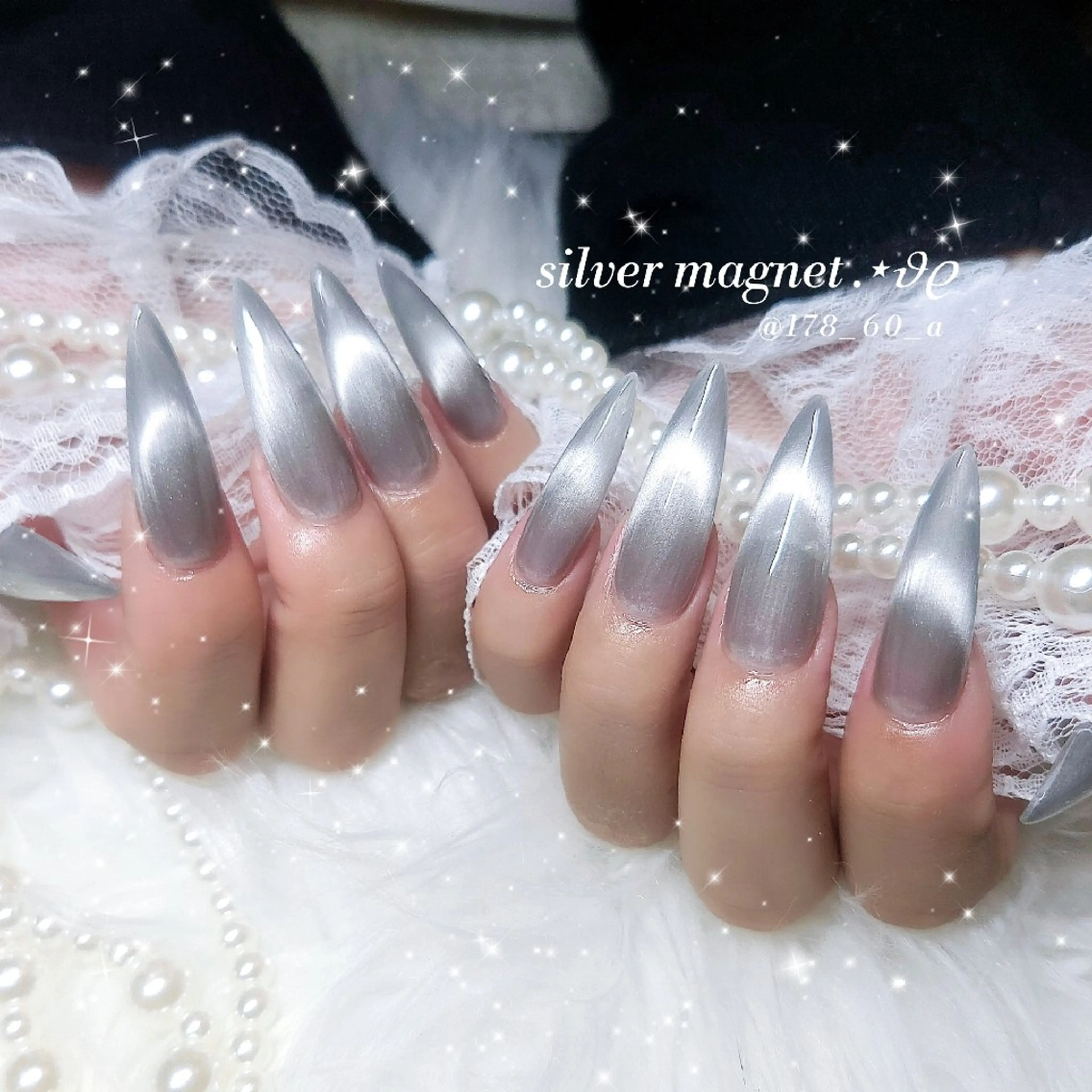 🔵スカルプマグネットネイル【オフ込み】🔵の写真