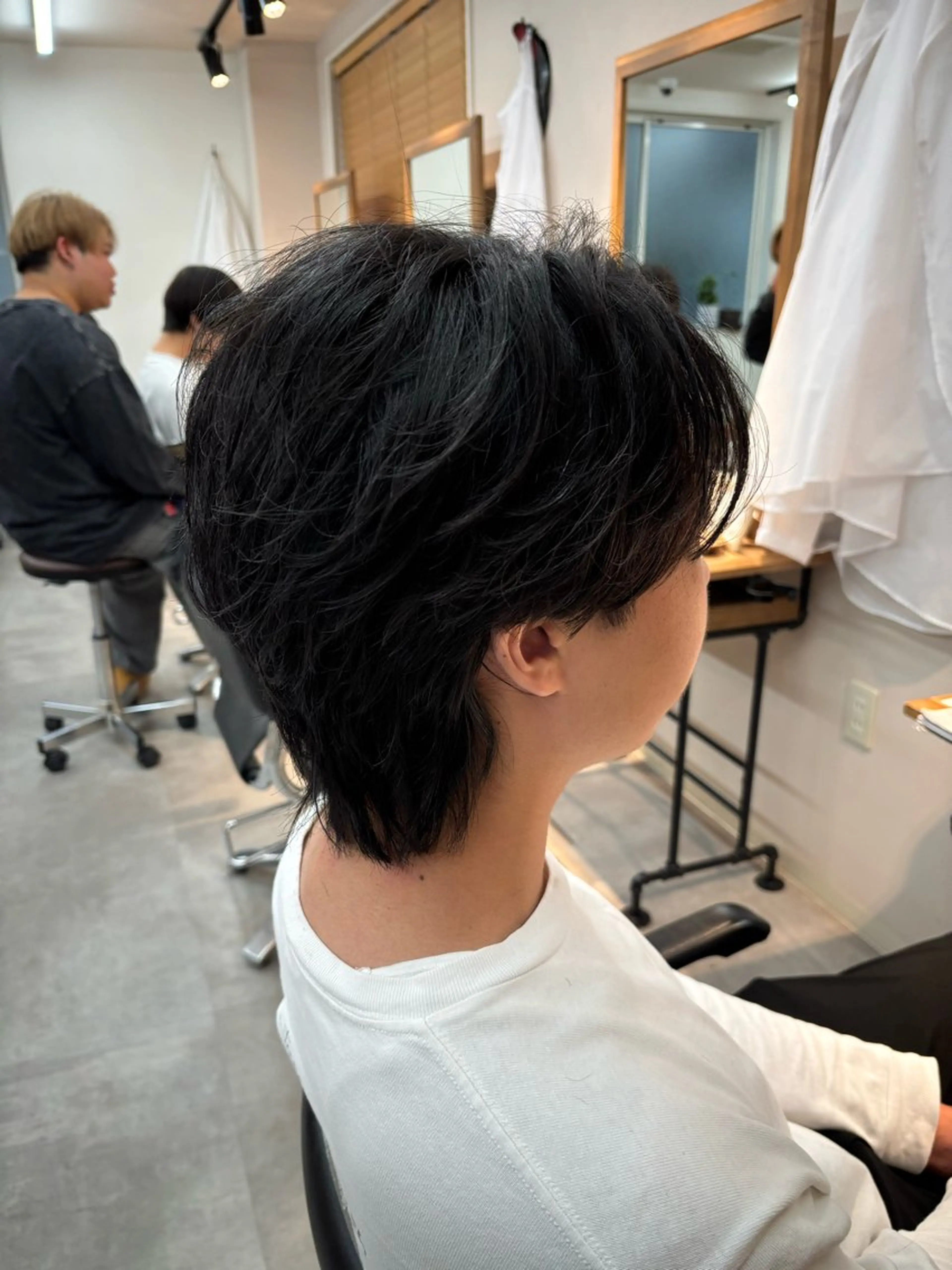 パーマ メンズ フェザーパーマ メンズパーマ カット パーマ フェザーパーマ/韓国 /メンズカット/保立のヘアスタイル