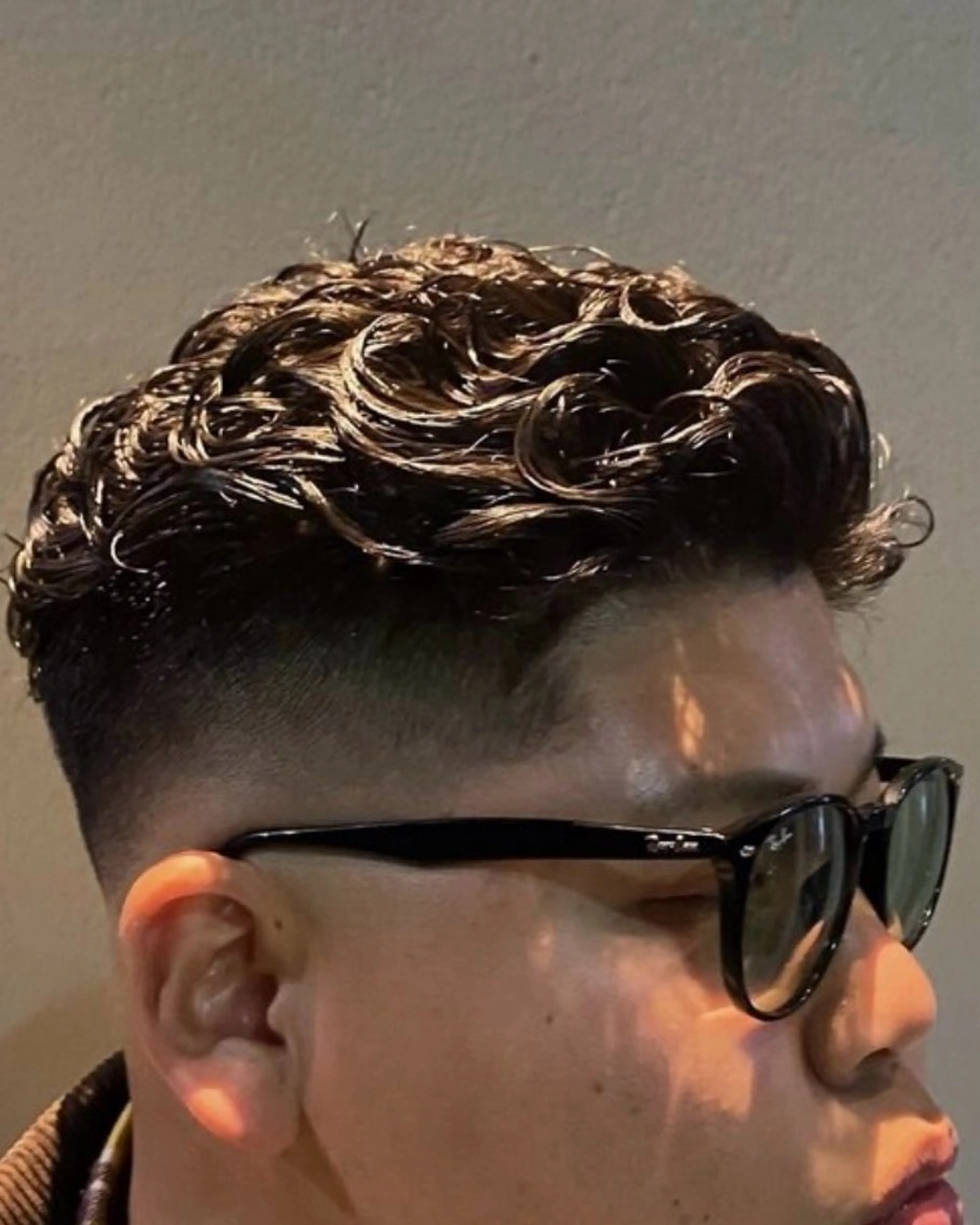 パーマ メンズ カット ヘアカラー パーマ CUFFIA 天王寺のヘアスタイル