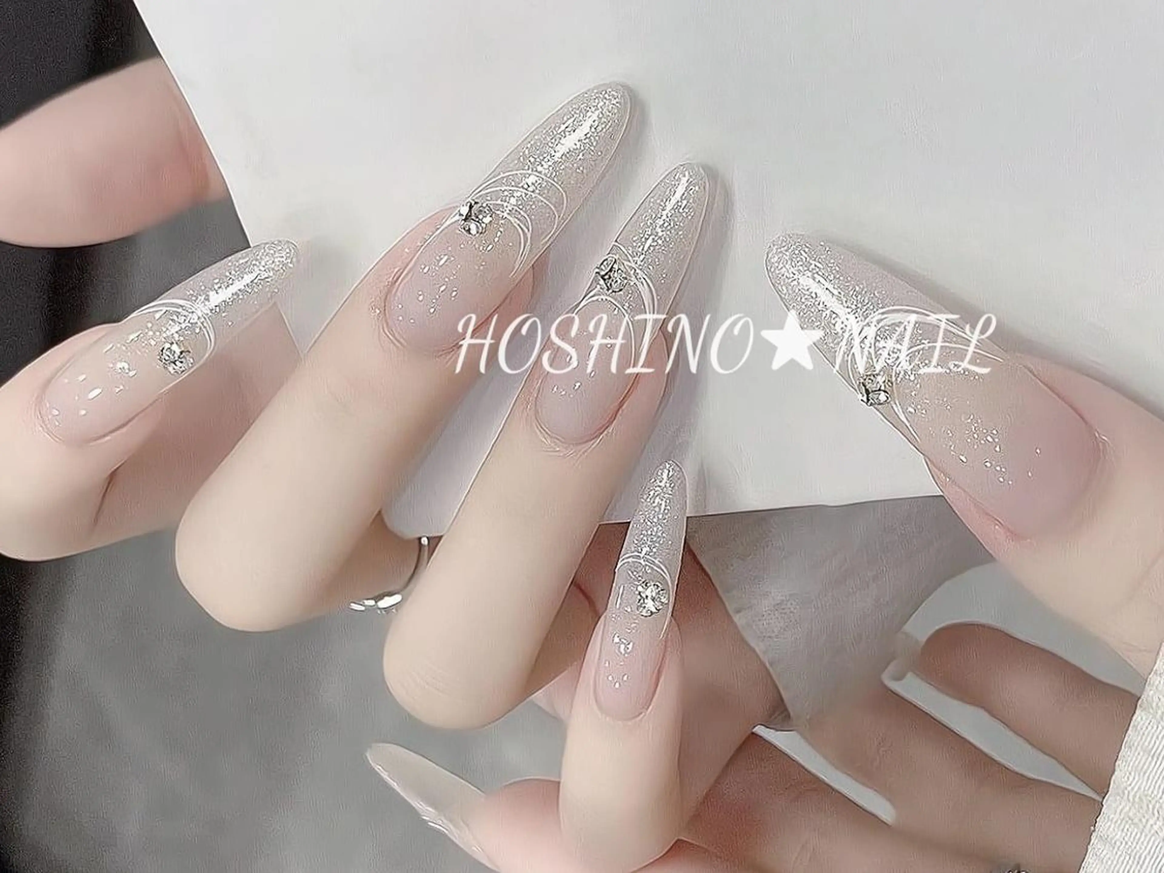 ネイル オーロラネイル チークネイル ドット フットネイル フレンチネイル ハンドネイル ★HOSHINO NAIL★ナナミのネイルデザイン