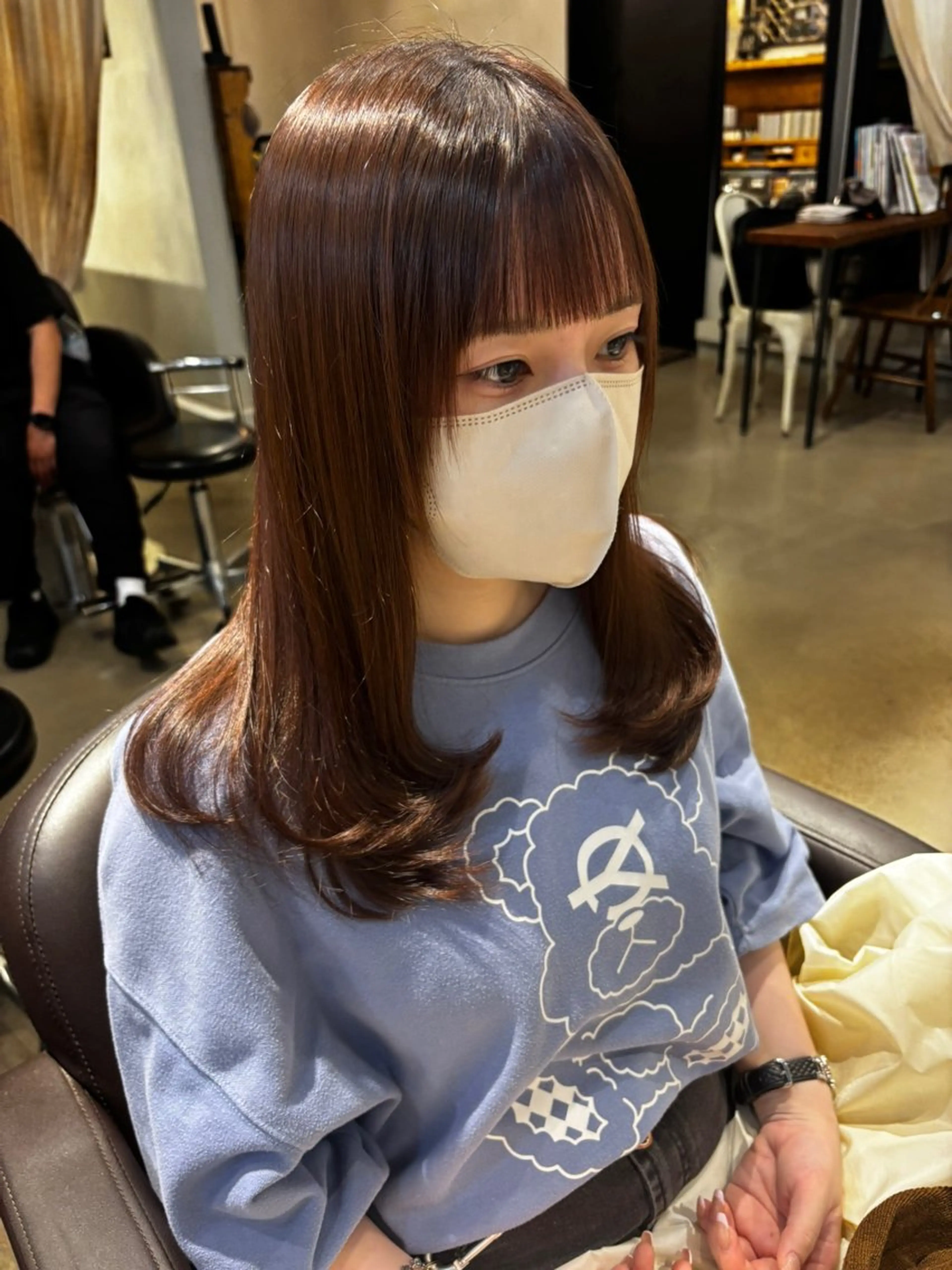 セミロング Aem.所属・toiro Aem. 仲村　幹大のヘアスタイル