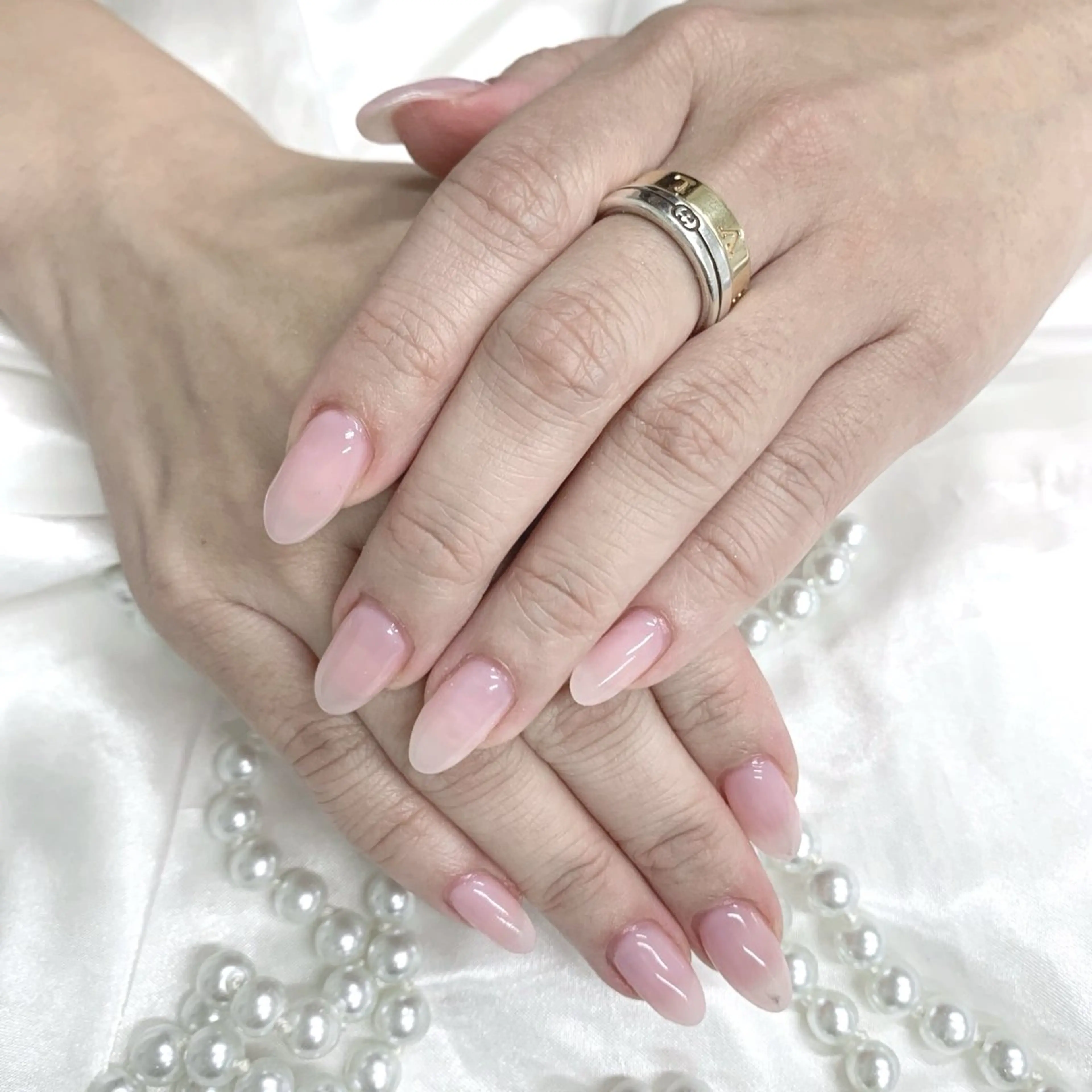 ネイル ワンカラーネイル ハンドネイル Beauty Salon Ace（ネイルサロン　エース）所属・池袋フィルイン Ace♡長さだしのネイルデザイン