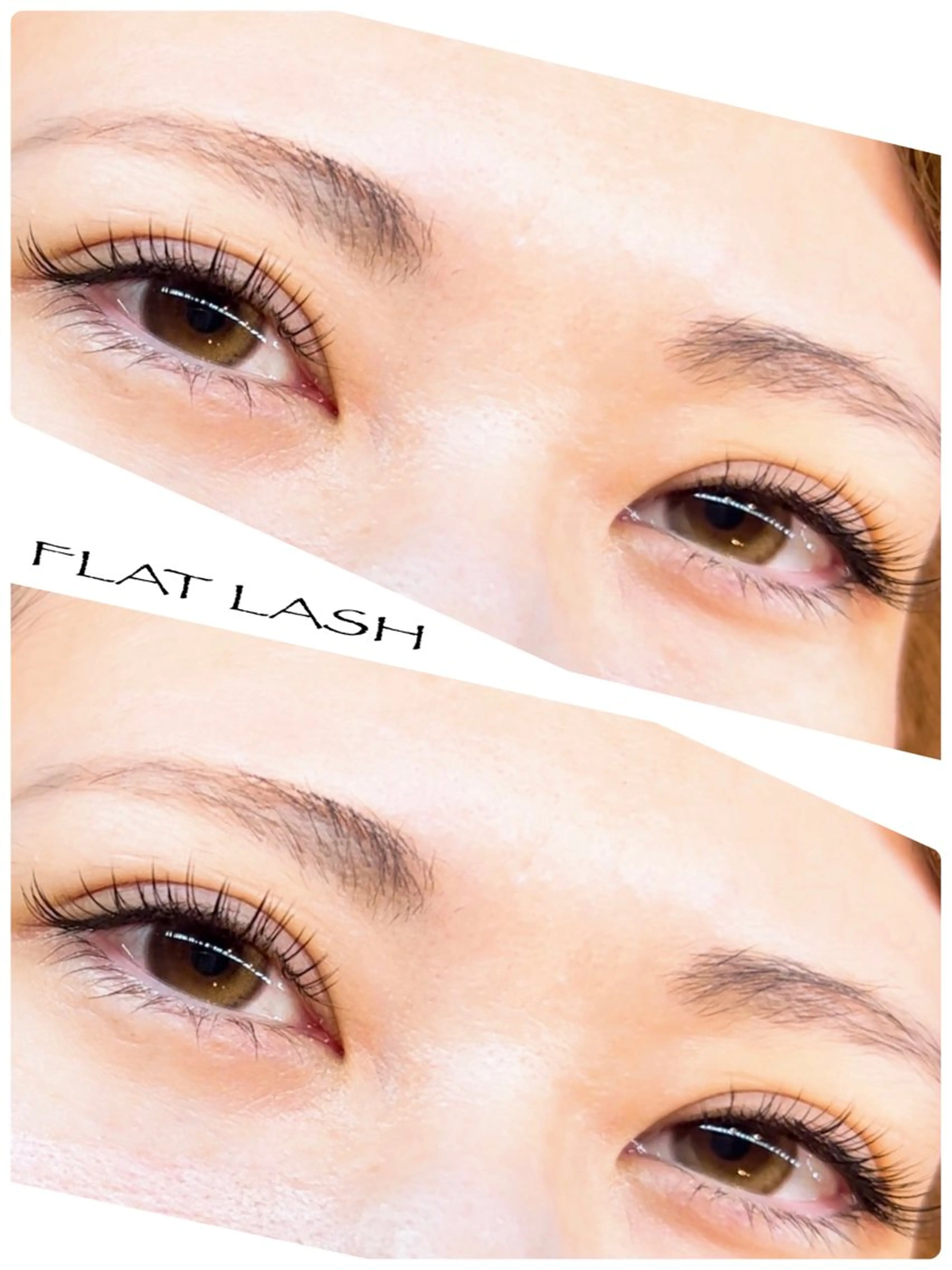 マツエク・マツパ フラットラッシュ リスブラン🐿 NAOKOのマツエク・マツパデザイン