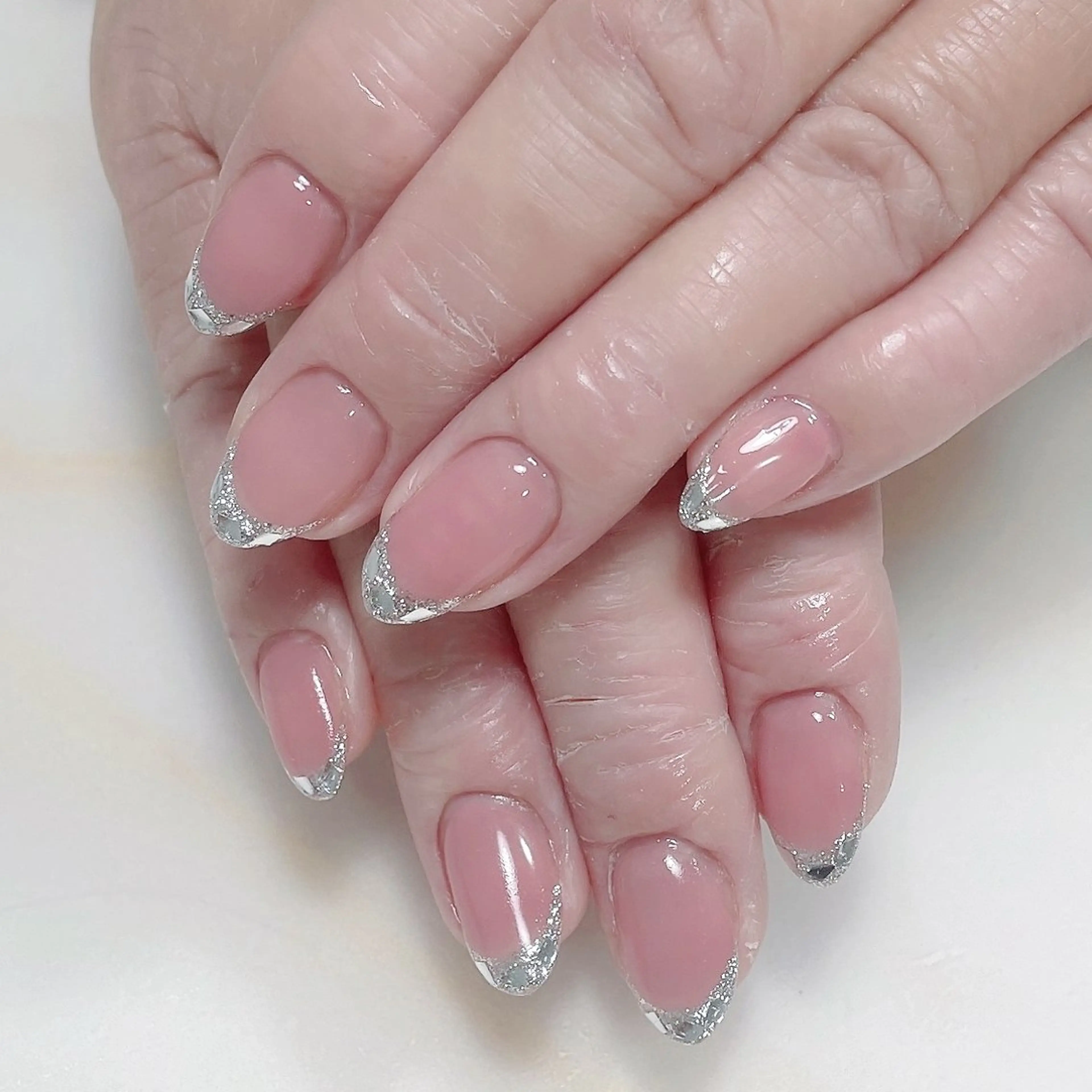 ネイル アートネイル フレンチネイル ジェルネイル グラデーション 韓国ネイル ハンドネイル 久保田 マリコのネイルデザイン