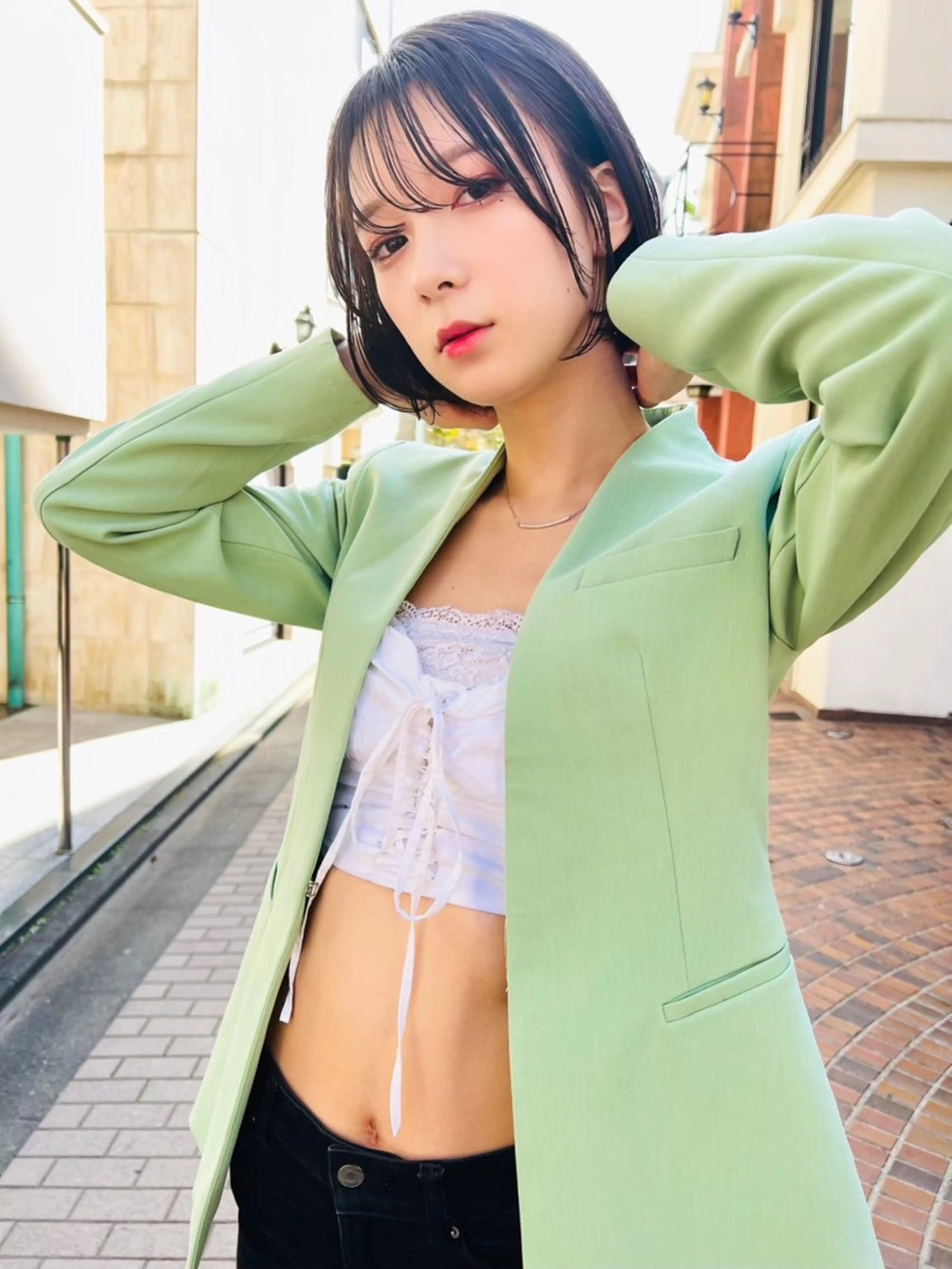 ショート ボブ MUSASHI ブリーチカラー◎のヘアスタイル