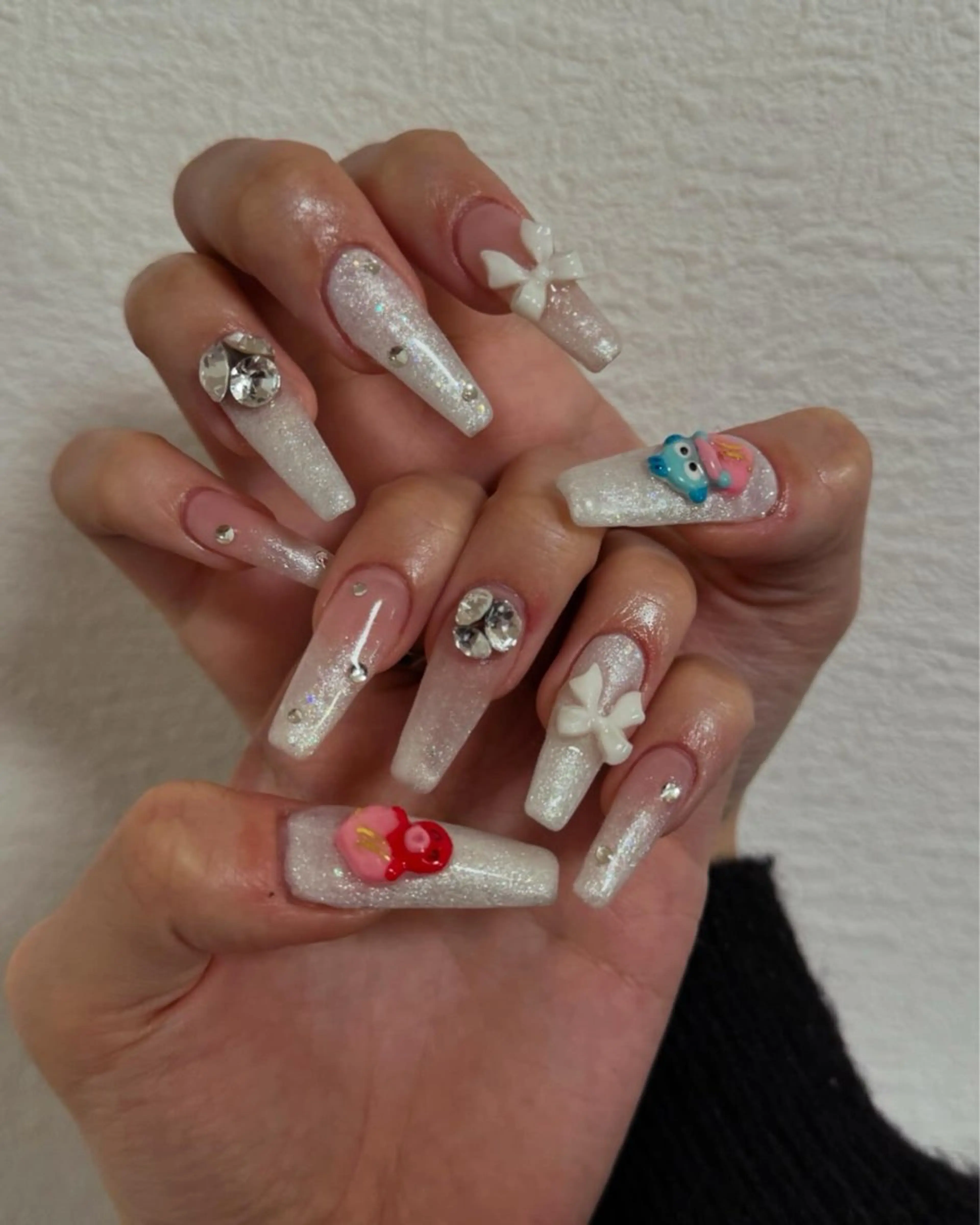 ネイル ホワイト AZNAIL matsudaのネイルデザイン