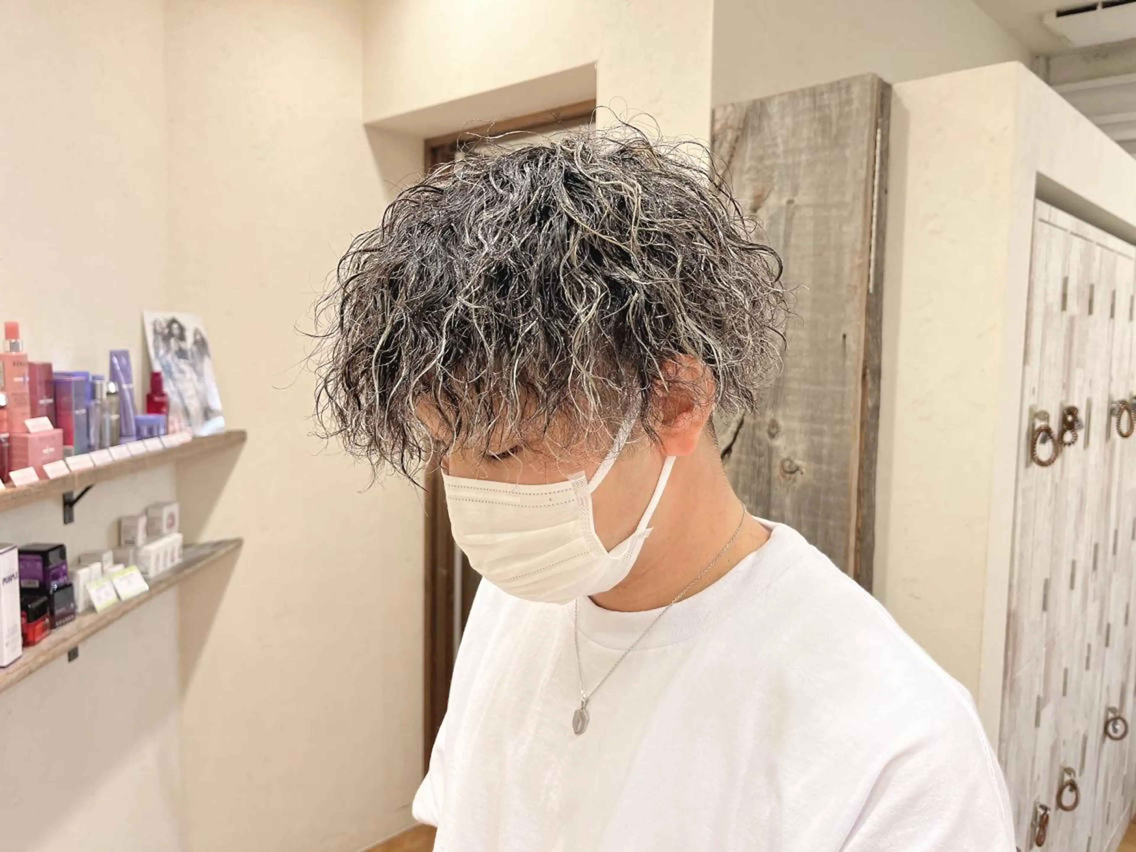 ショート カラー パーマ メンズ ケイゴ【店長】 メンズパーマ特化のヘアスタイル