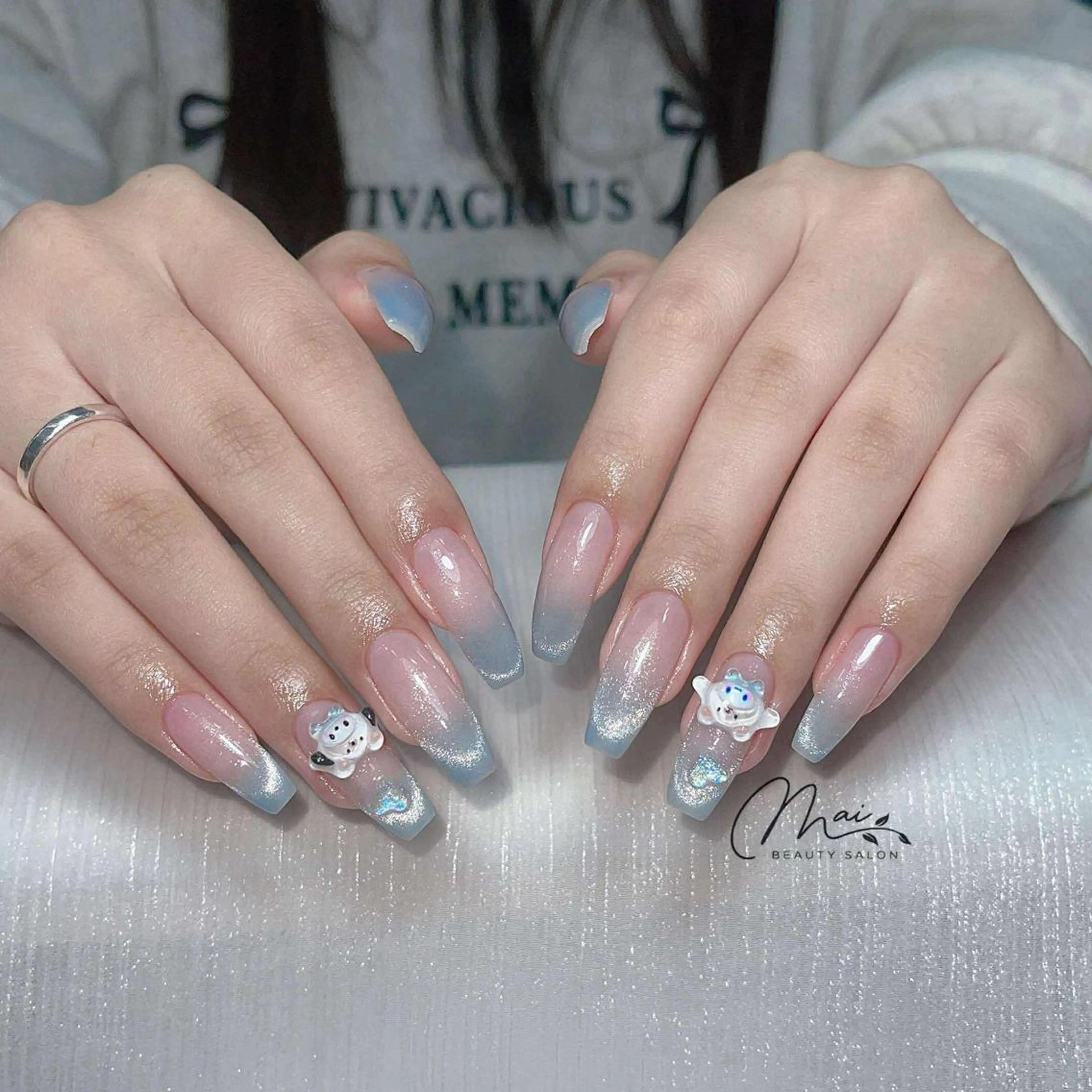 ネイル フットネイル ジェルネイル マグネットネイル パラジェル ワンホンネイル MaiBeauty DanHiのネイルデザイン