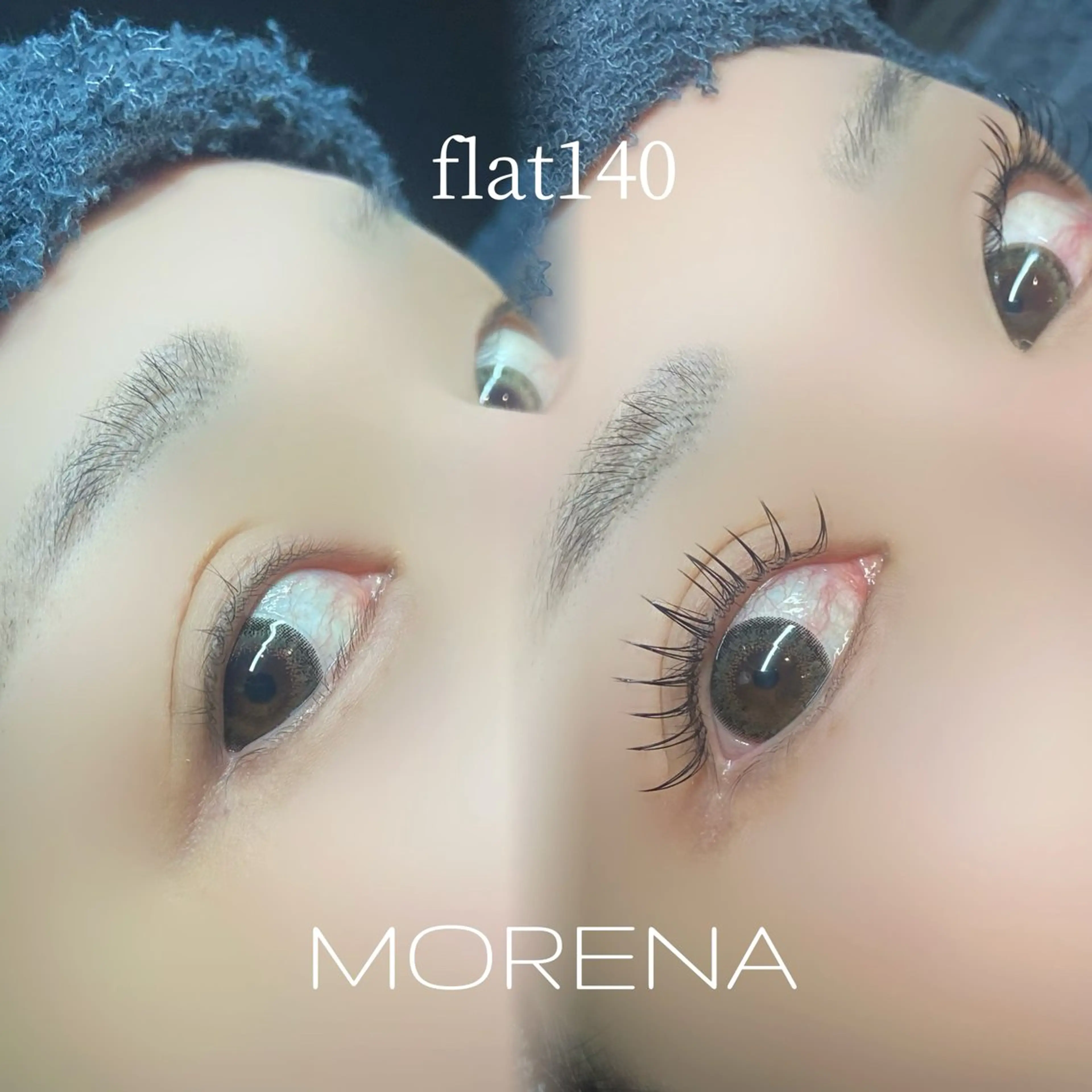 マツエク・マツパ 束感まつ毛 小顔eyelash MORENAのマツエク・マツパデザイン