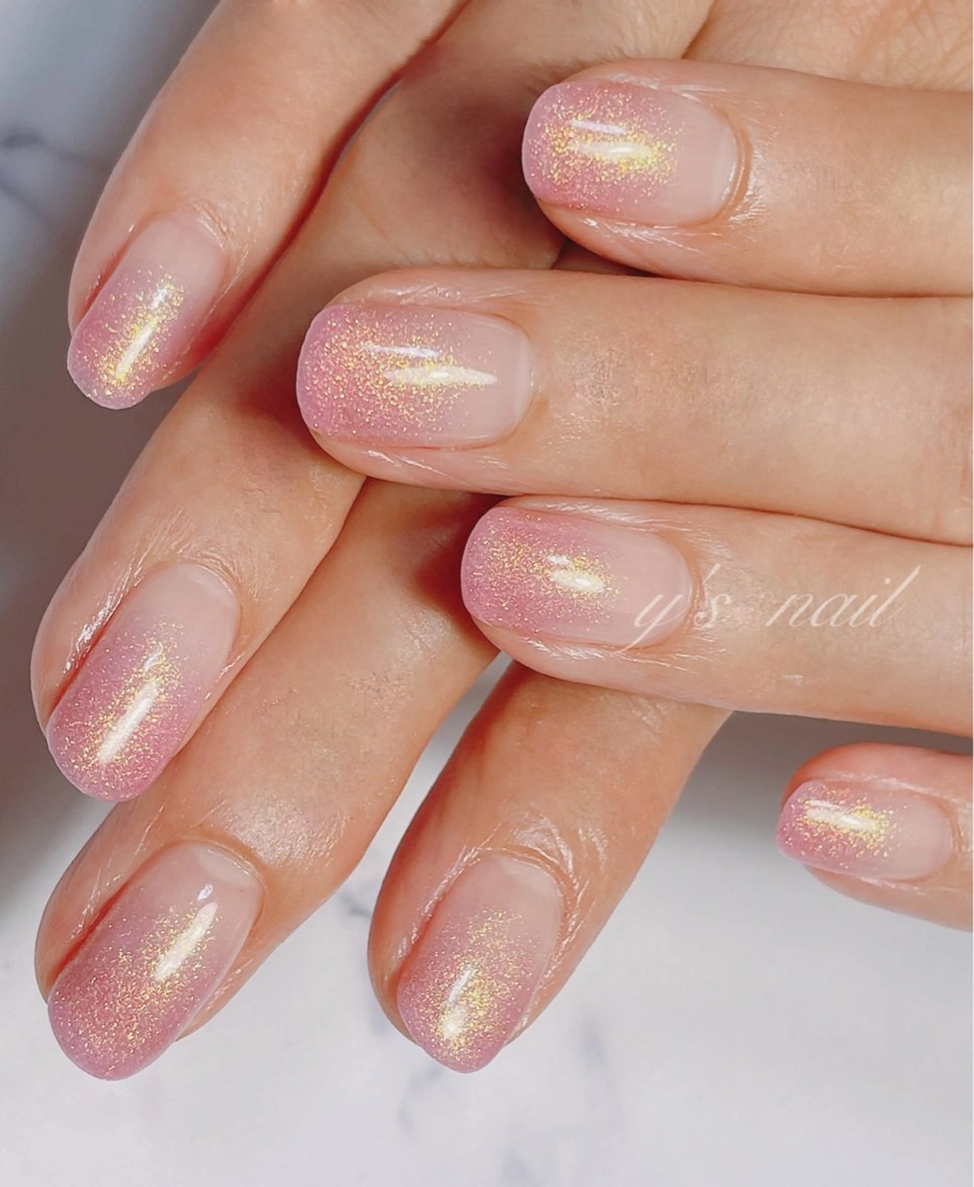 ネイル シンプルネイル ハンドネイル y’s nail所属・y’s nail ✧ゆきのネイルデザイン