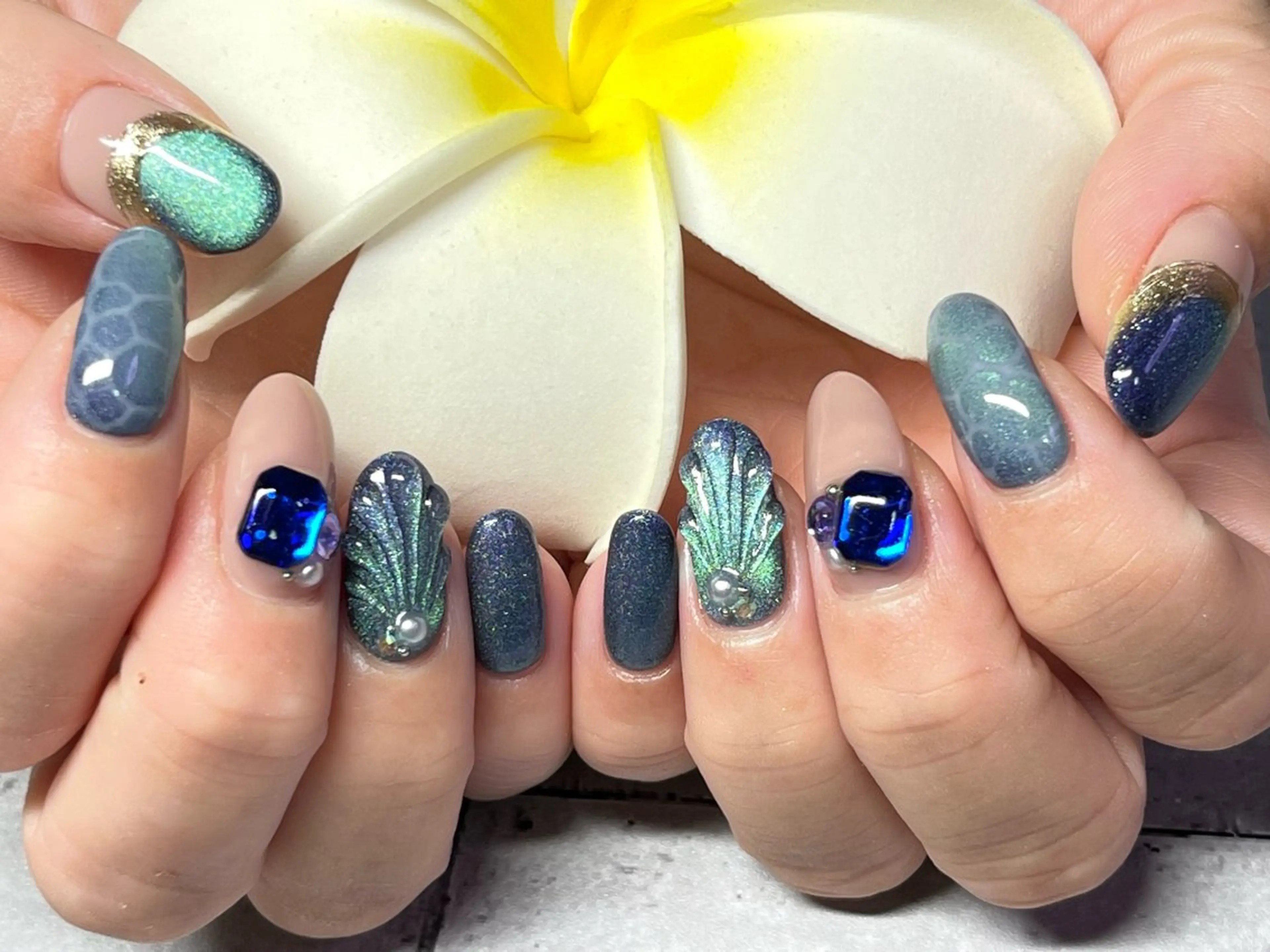 ネイル ハンドネイル まり りぃ〜んのネイルデザイン