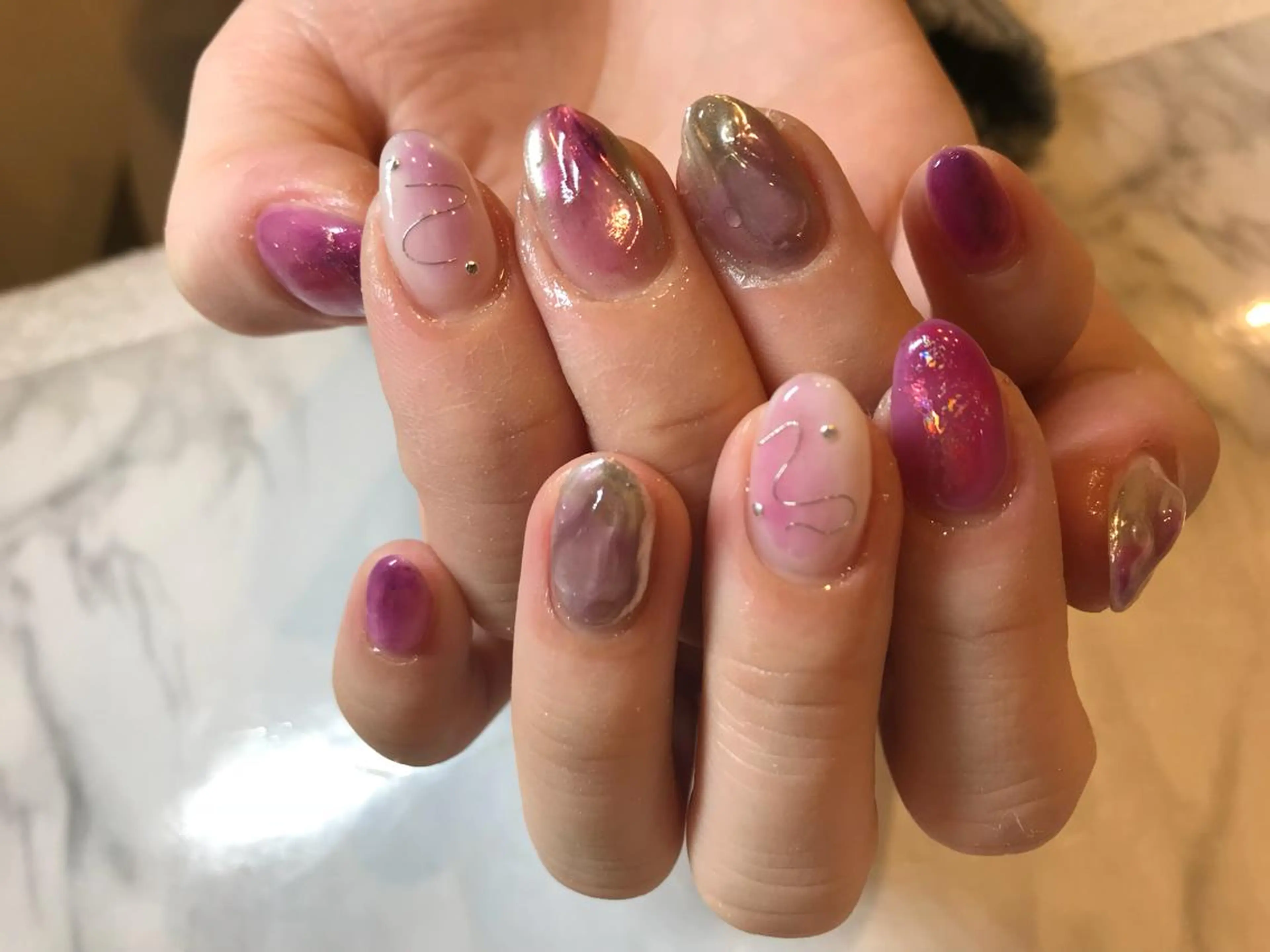 ネイル 持ち込み Asnail 石川頌子のネイルデザイン