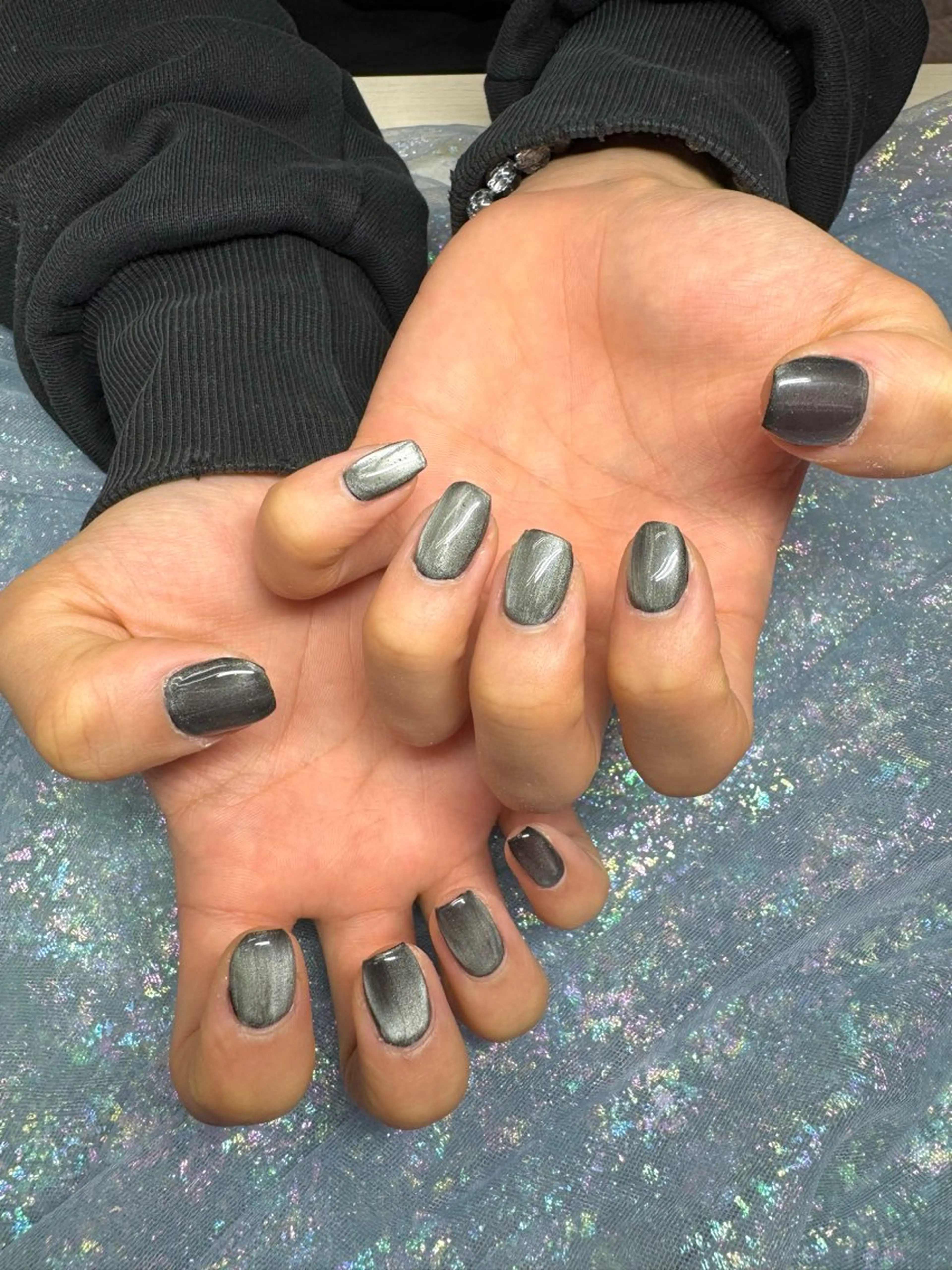 ネイル マグネットネイル シンプルネイル nail spaß所属・WAKALU .のネイルデザイン