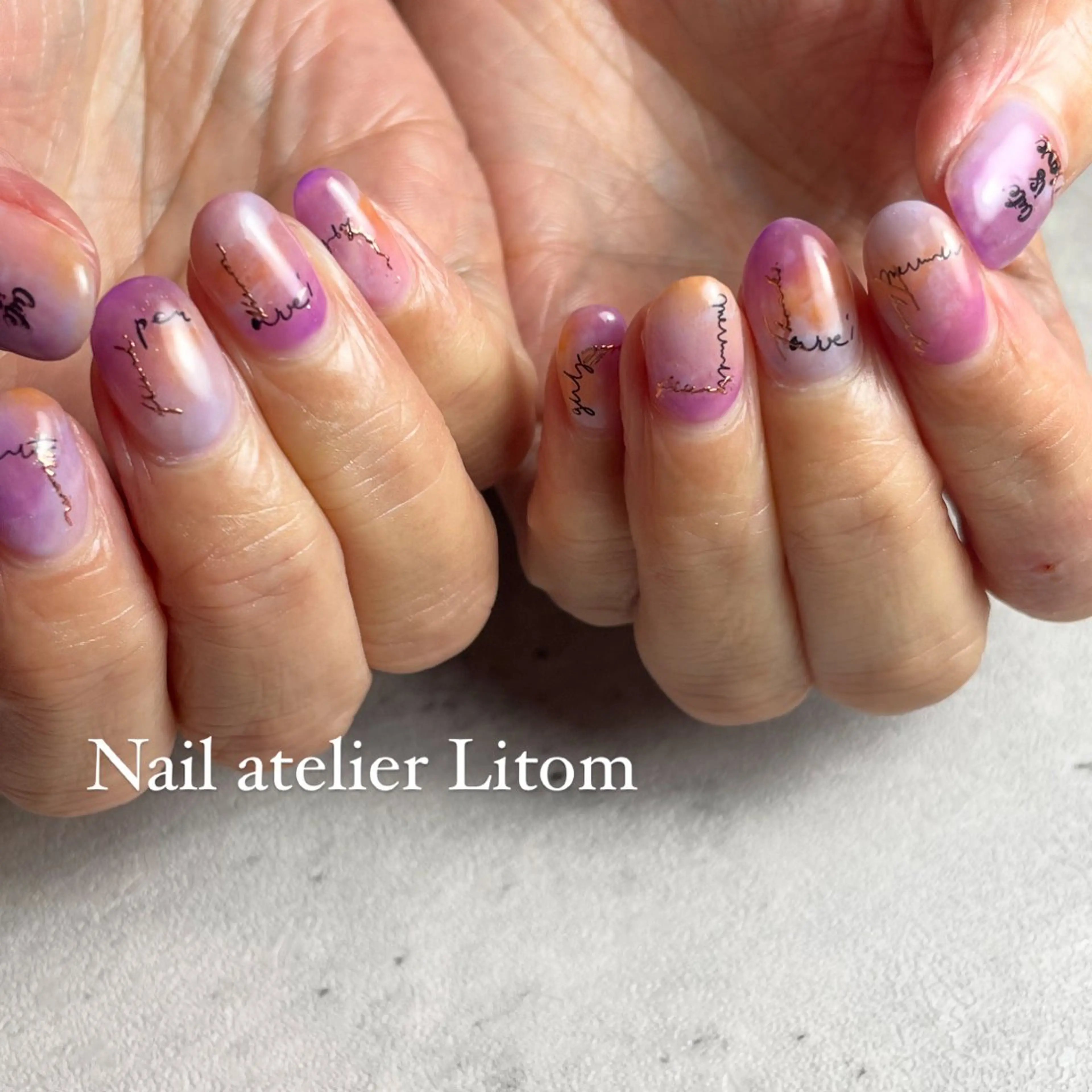 ネイル Nail atelier Litom【ネイルアトリエリトム】所属・相模原ネイル ネイルアトリエリトムのネイルデザイン
