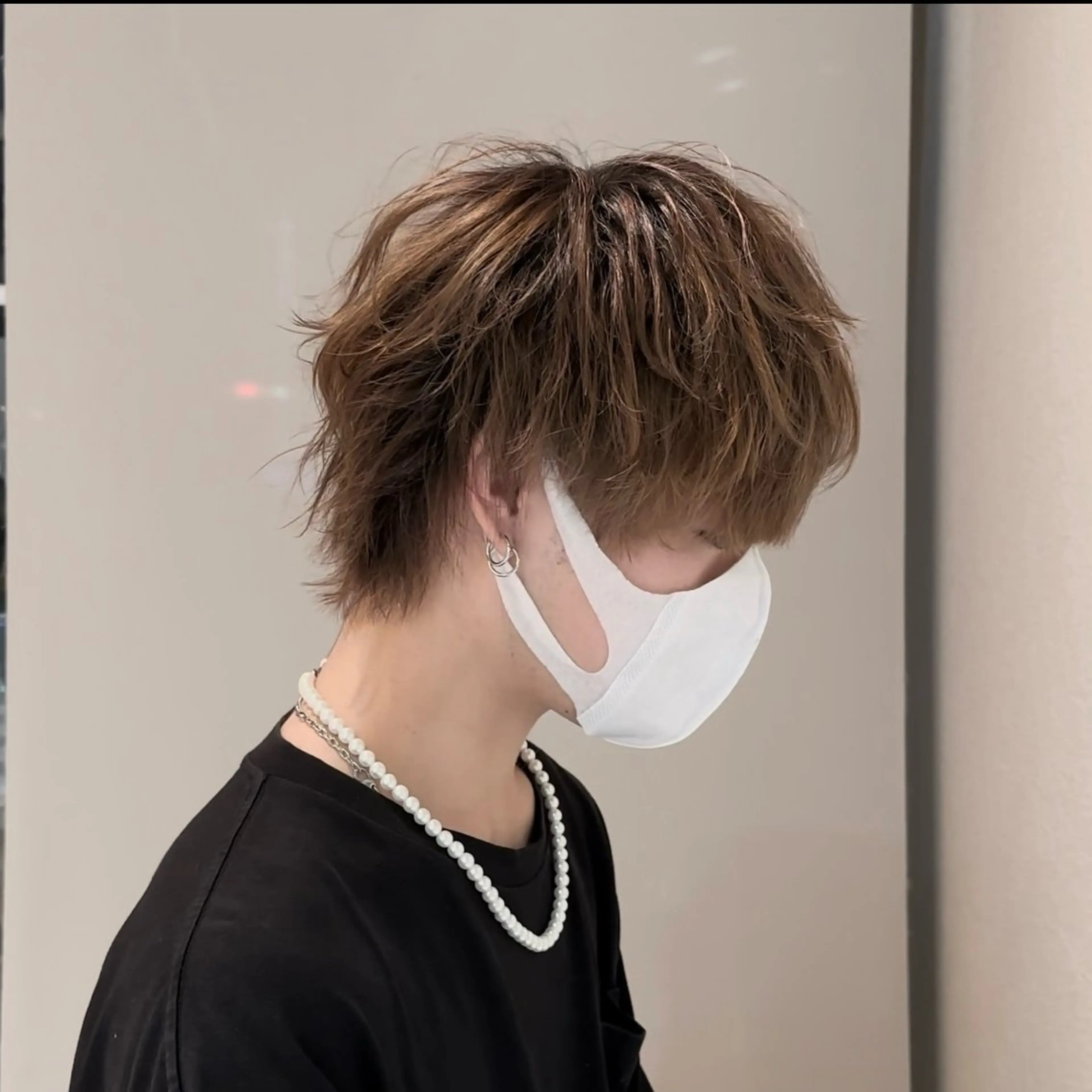 ショート カラー メンズ カット 🐺ウルフ特化🐺 毛流れパーマ/Ryoのヘアスタイル