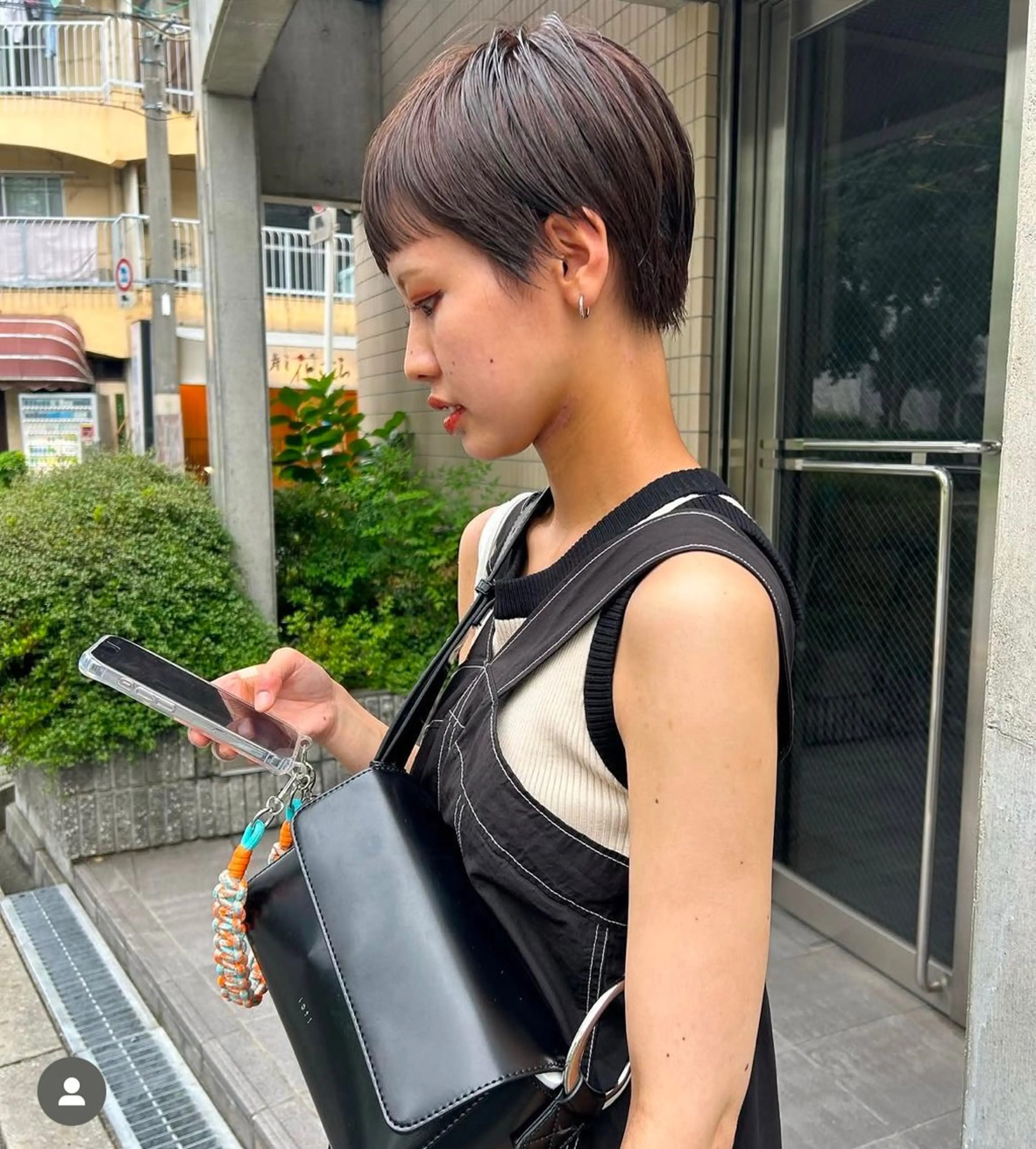 ショート ハナ🌼 梅田/ボブ/パーマのヘアスタイル