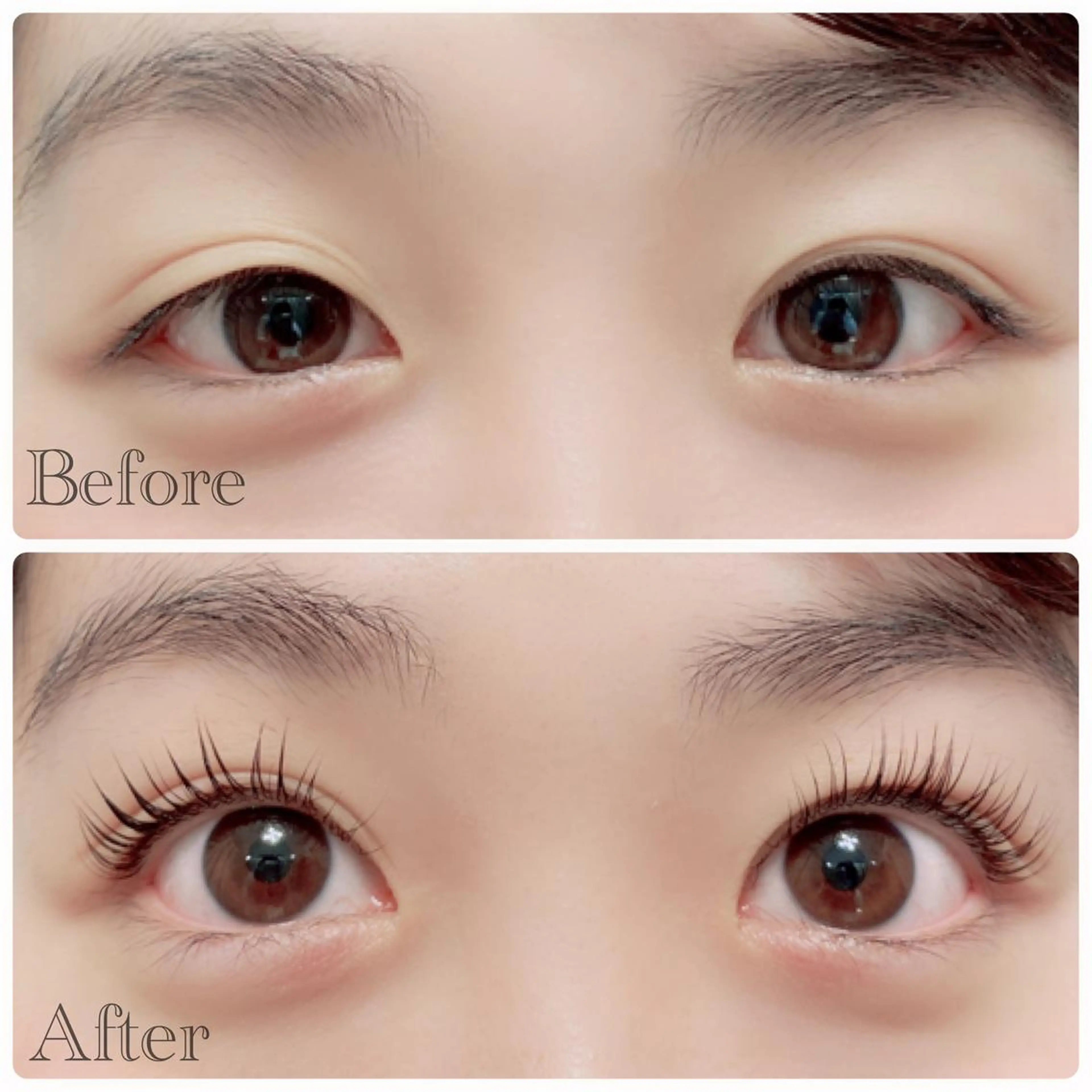 マツエク・マツパ パリジェンヌラッシュリフト 一重×まつ毛パーマ マツパ INS Beauty 池袋のマツエク・マツパデザイン