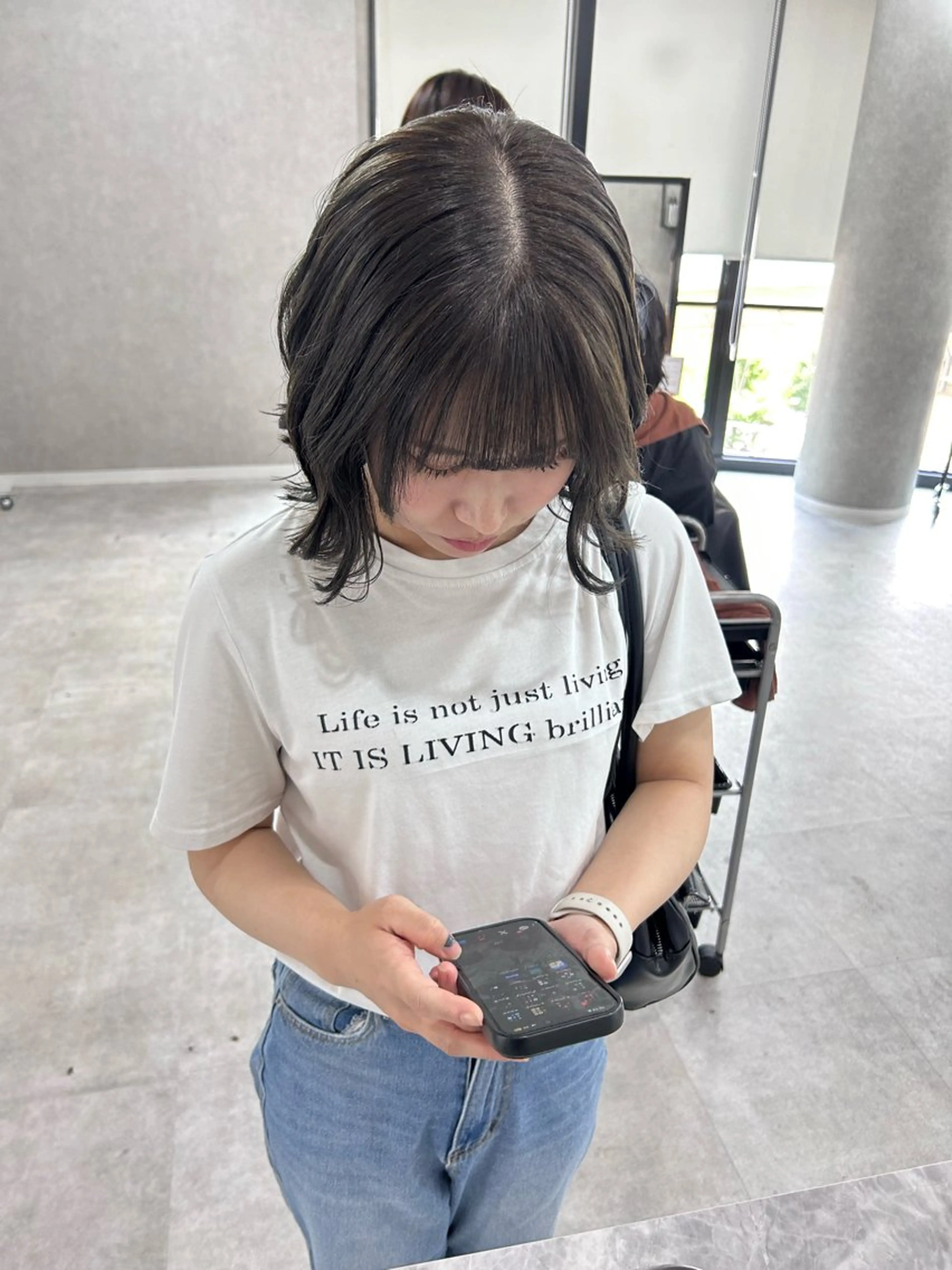 "🎀ミニモ限定🎀" 似合わせカット＋艶カラー＋リペアトリートメントの写真