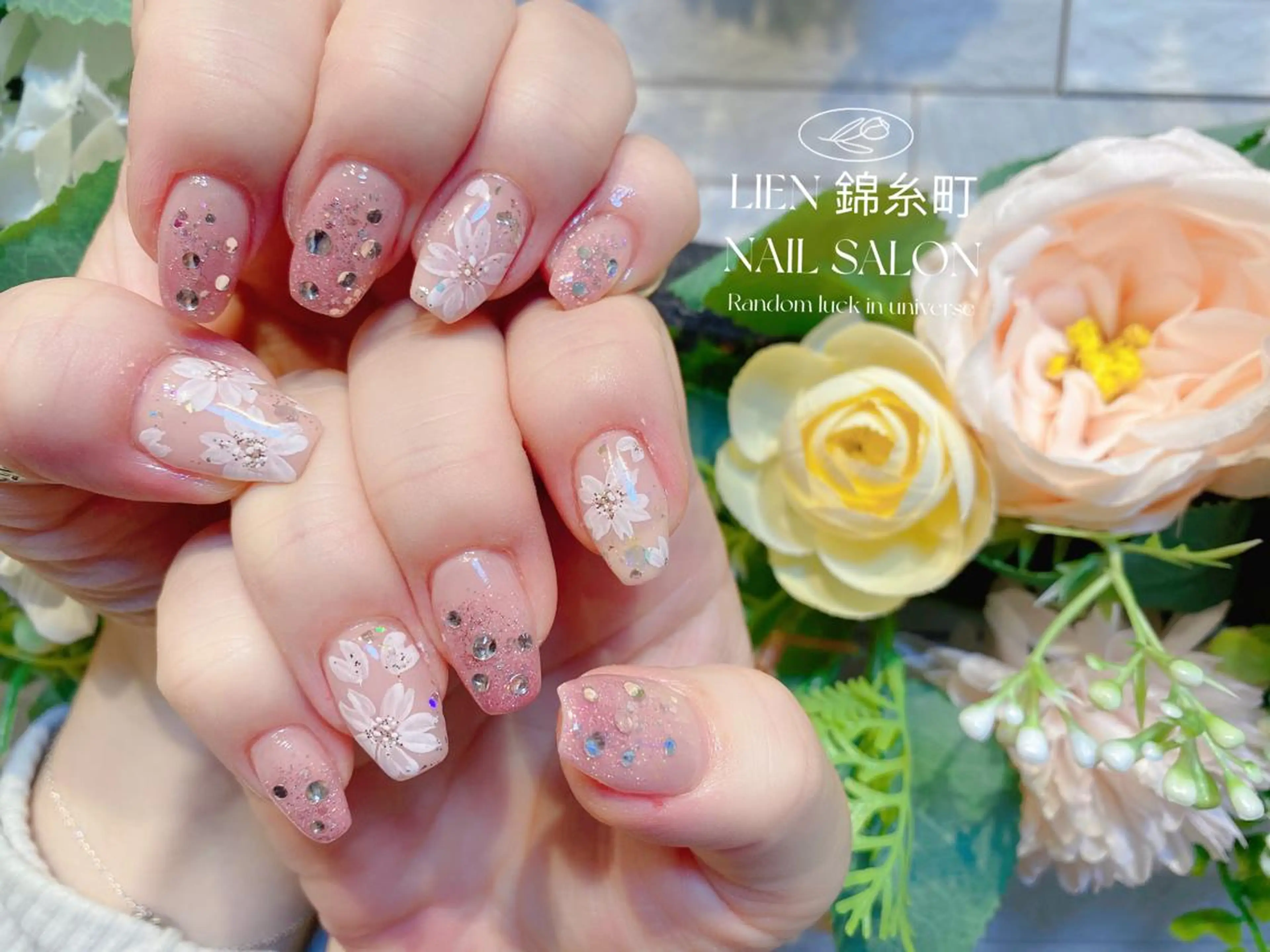 ネイル 桜ネイル ハンドネイル Lien  _リエン リエンのネイルデザイン