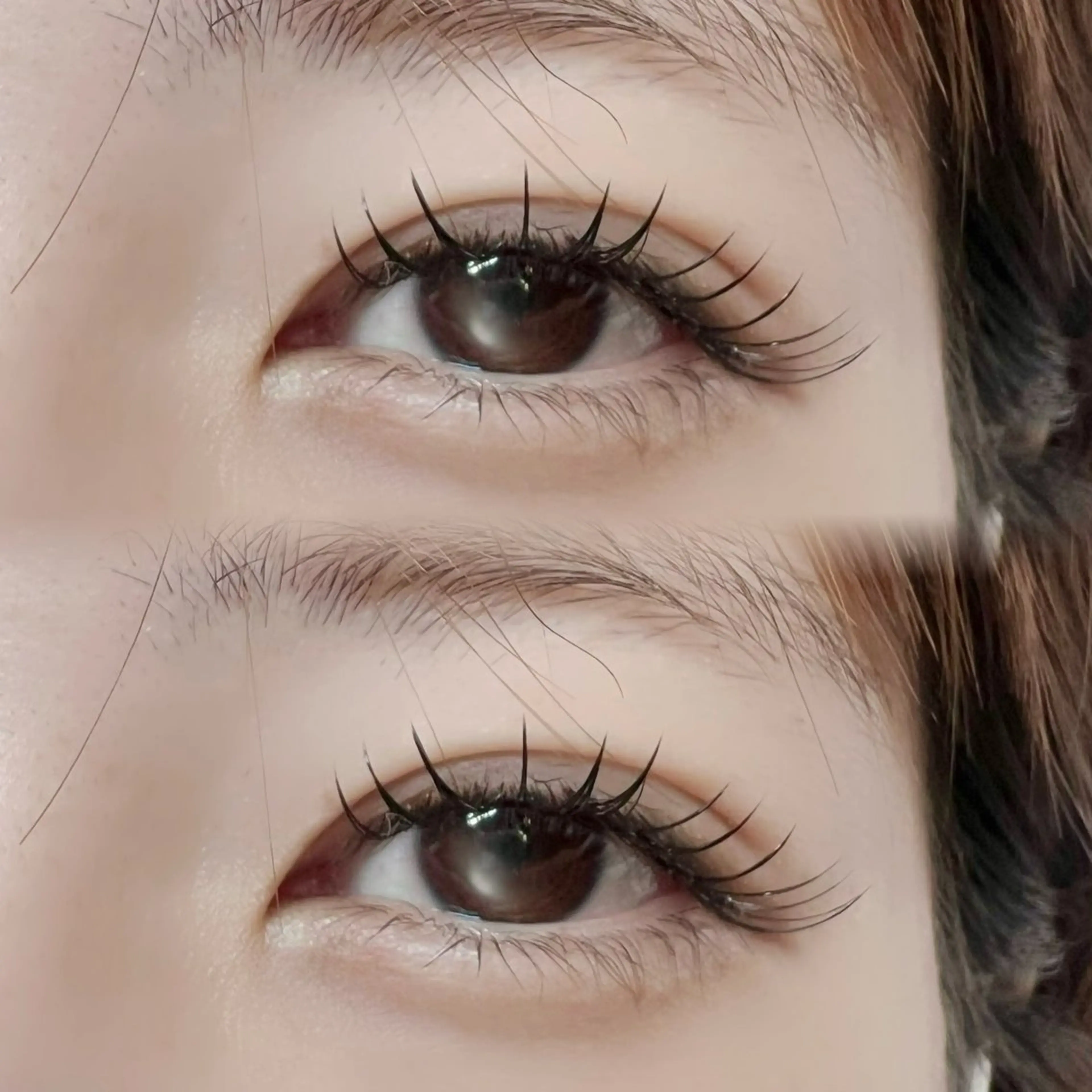 マツエク・マツパ フラットラッシュ 韓国風マツエク パリジェンヌラッシュリフト まつげパーマ 下まつげエクステ Eyes Cream YUのマツエク・マツパデザイン