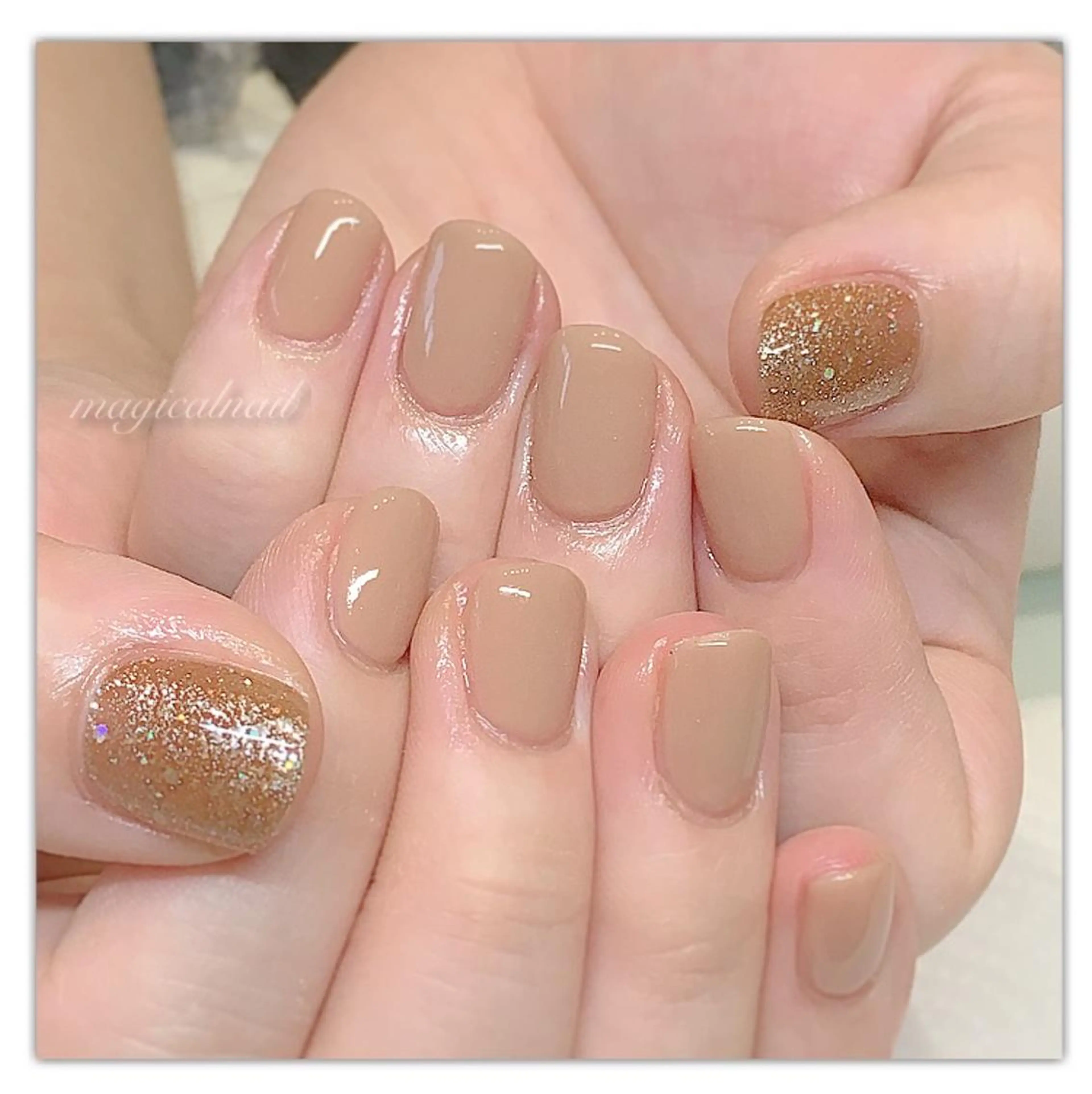 ネイル ワンカラーネイル ハンドネイル magical nailのネイルデザイン